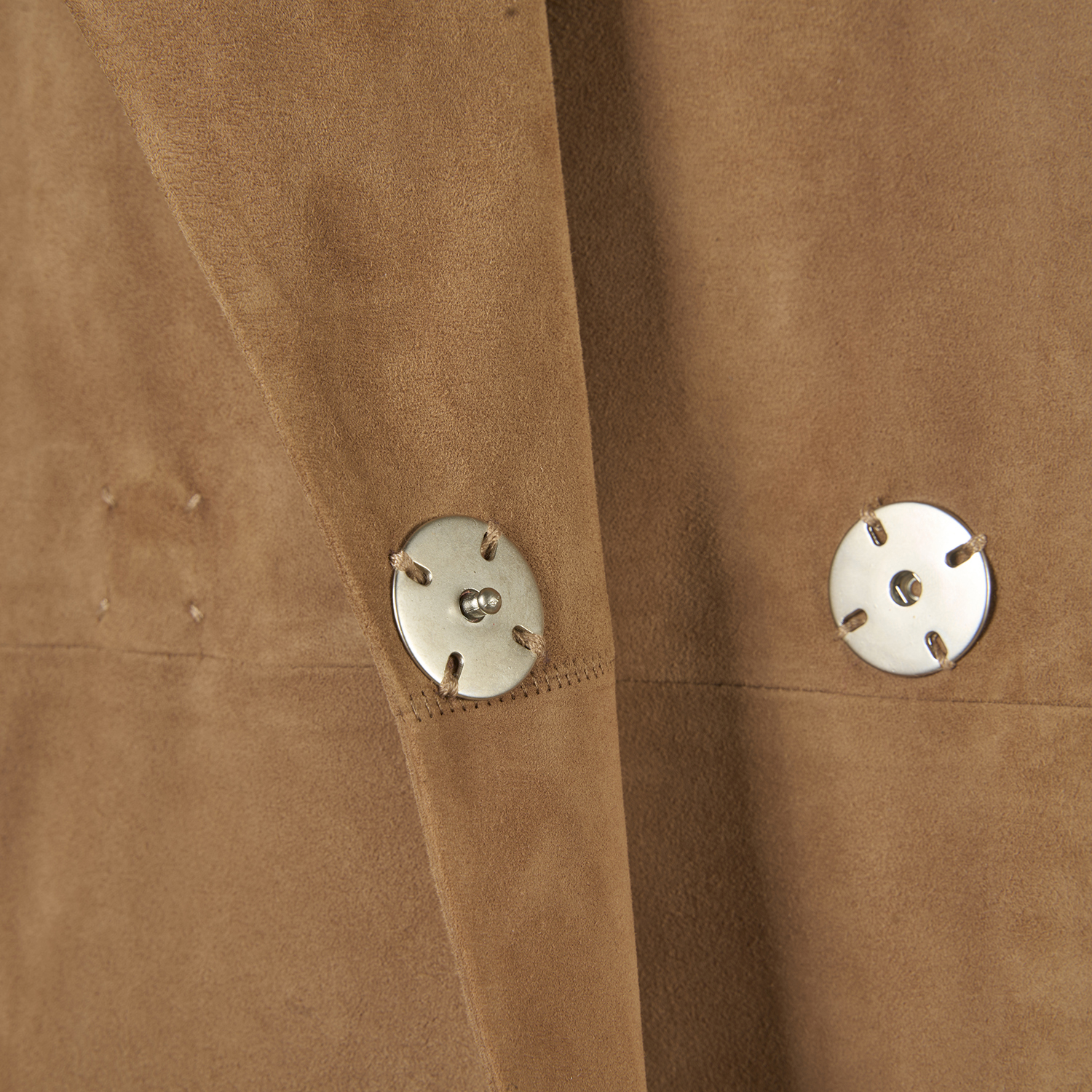 K14938 | LEATHER ROBE TRENCH COAT