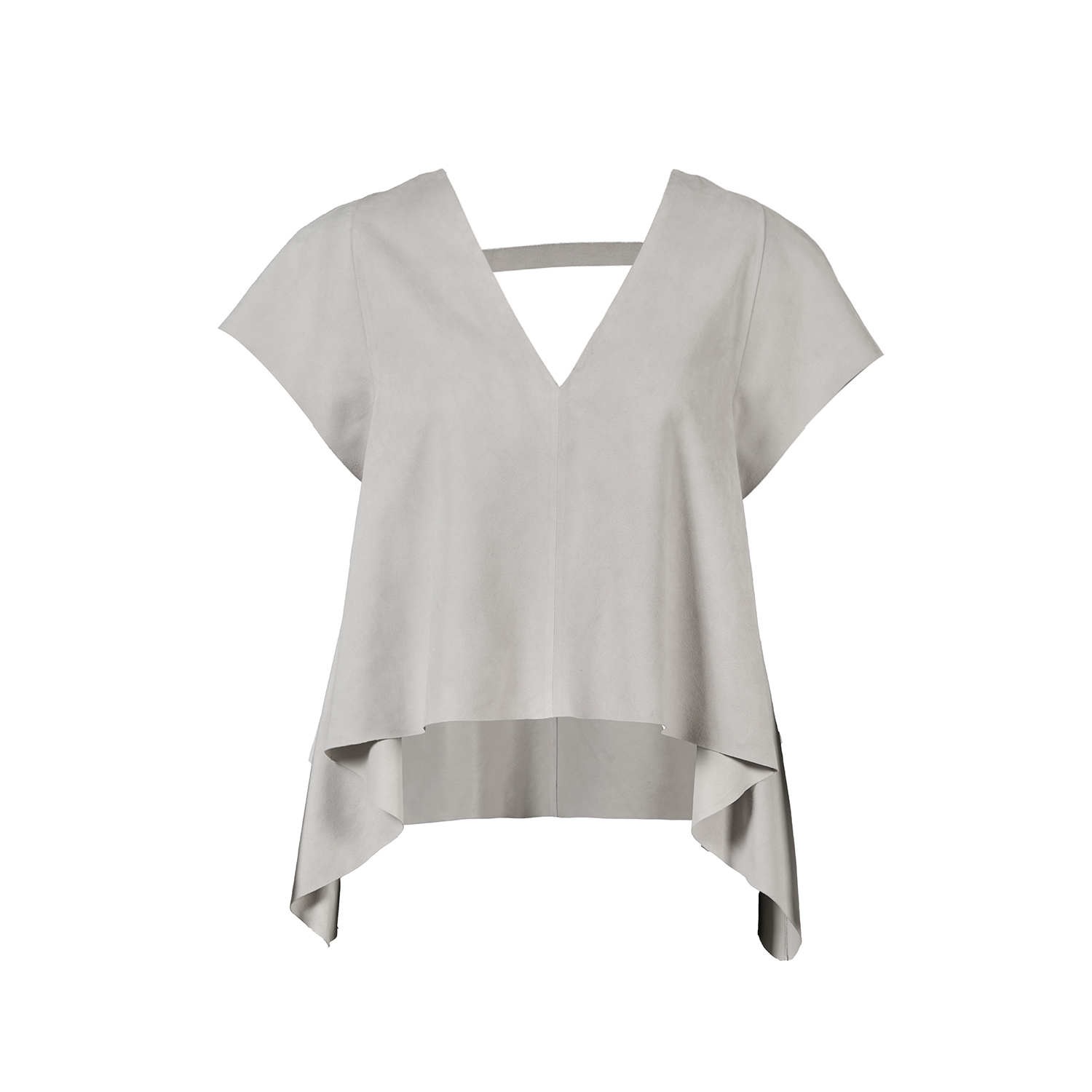 K14940 | LEATHER FOULARD TOP