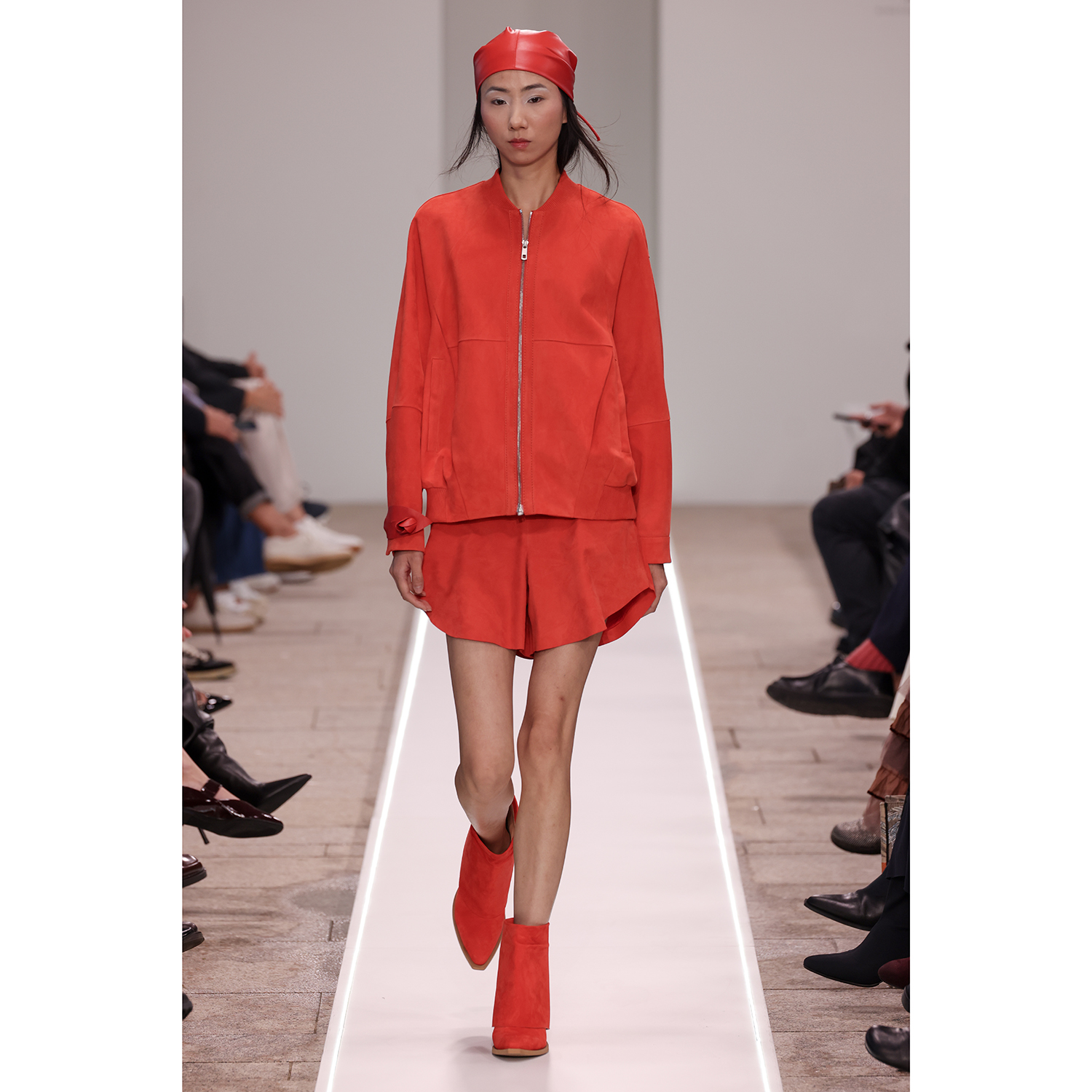 K14992 | DRAPED BOMBER OVERSIZE JACKET