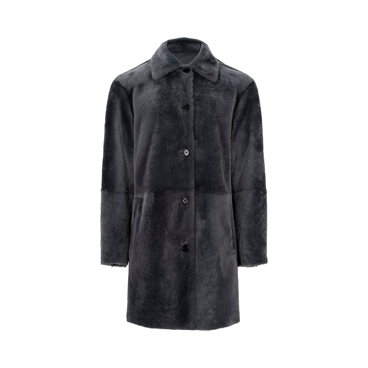 K151451 - SHEARLING REVERSIBLE CAR COAT