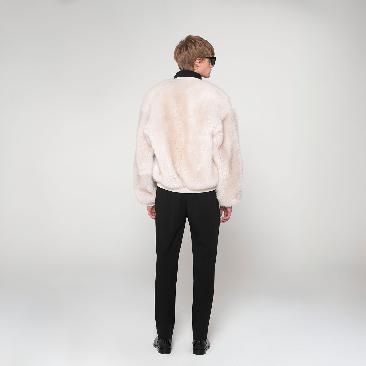 K15146 - SHEARLING OVERSIZE BOMBER