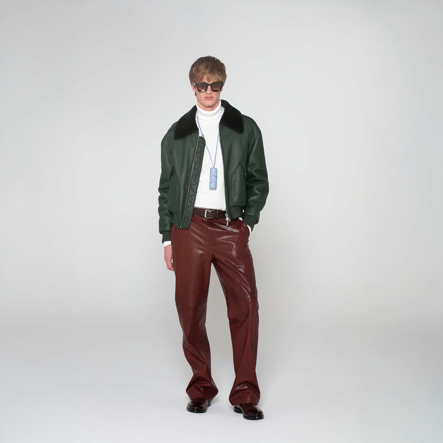 K151491 - SHEARLING BOMBER JACKET