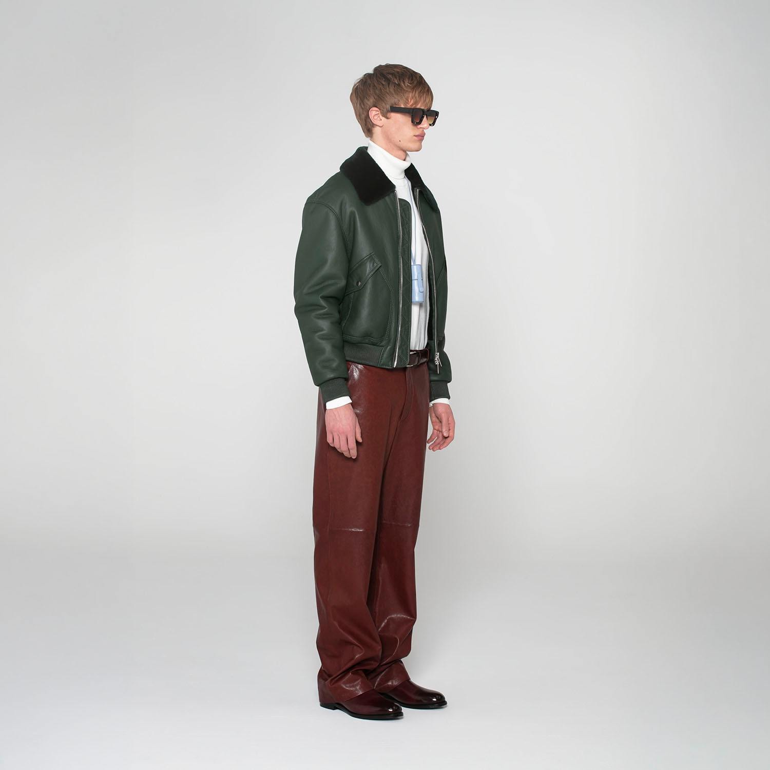 K151491 - SHEARLING BOMBER JACKET