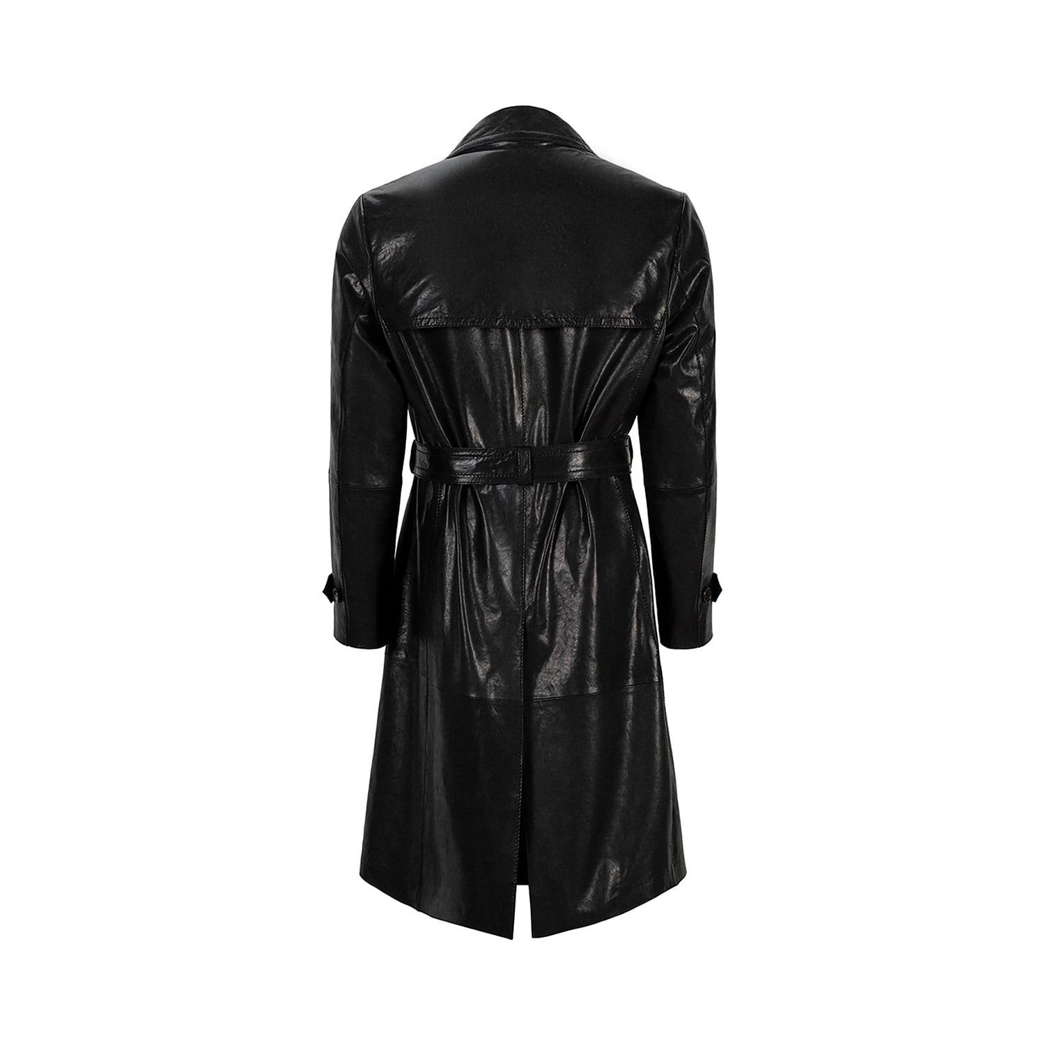 K15150 - LEATHER TRENCH COAT