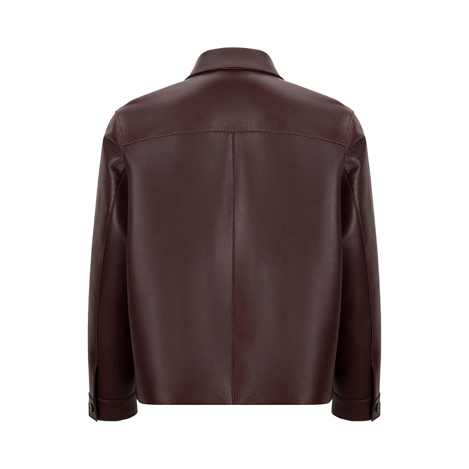 K15152 - LEATHER OVERSIZE 4 POCKETS JACKET