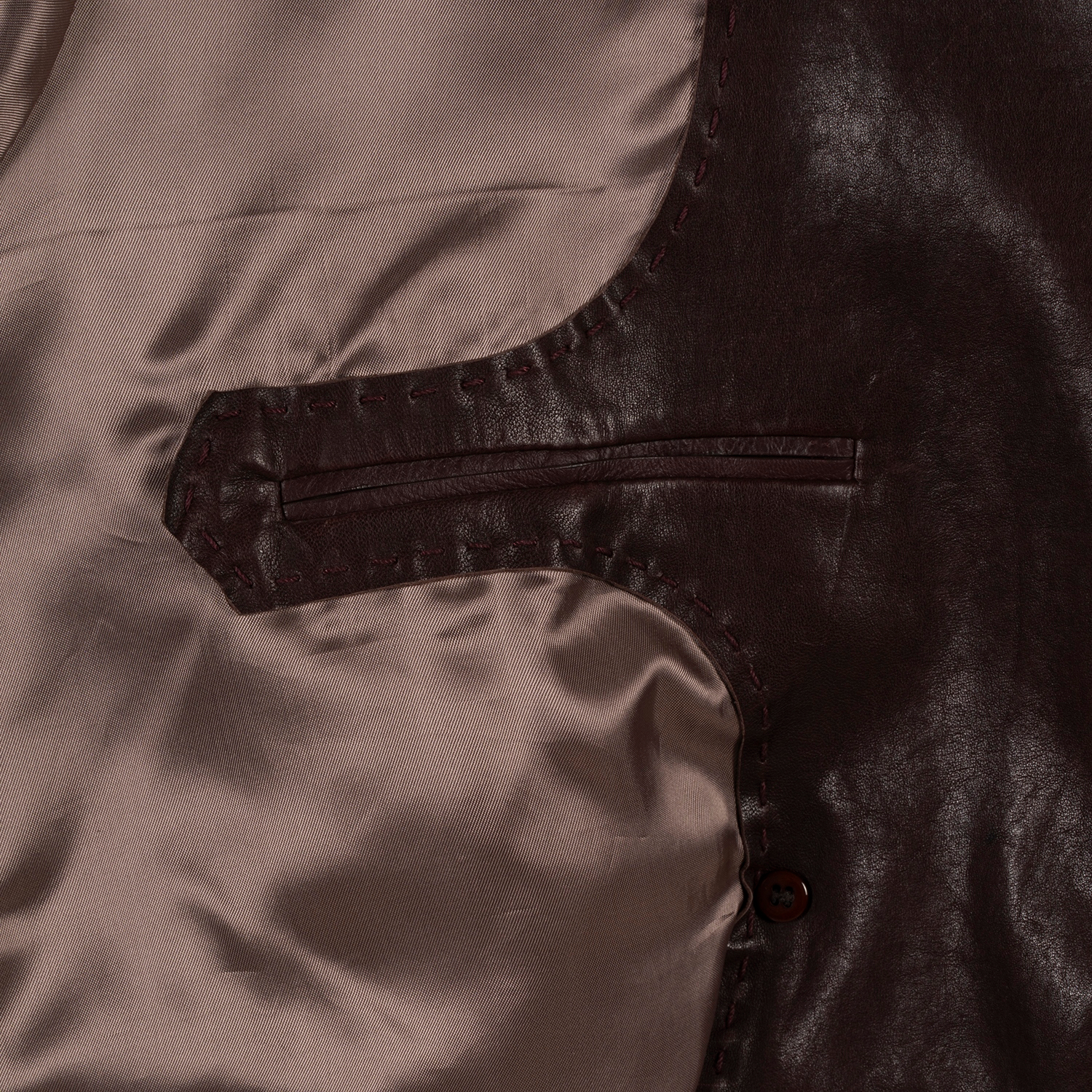 K15157 - LEATHER OVERSIZED BIKER JACKET