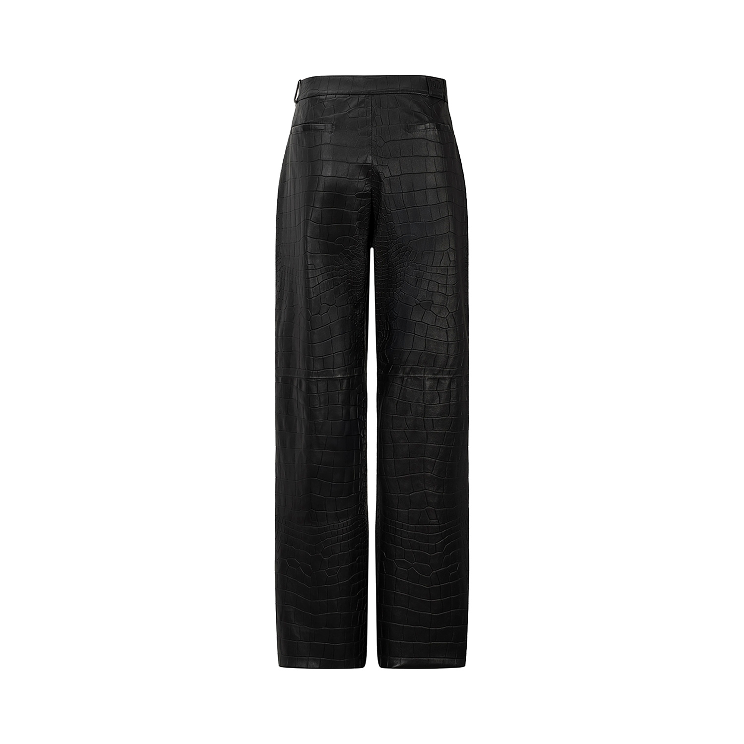 K15163 - LEATHER PANTS NAPPA CROCO STRETCH
