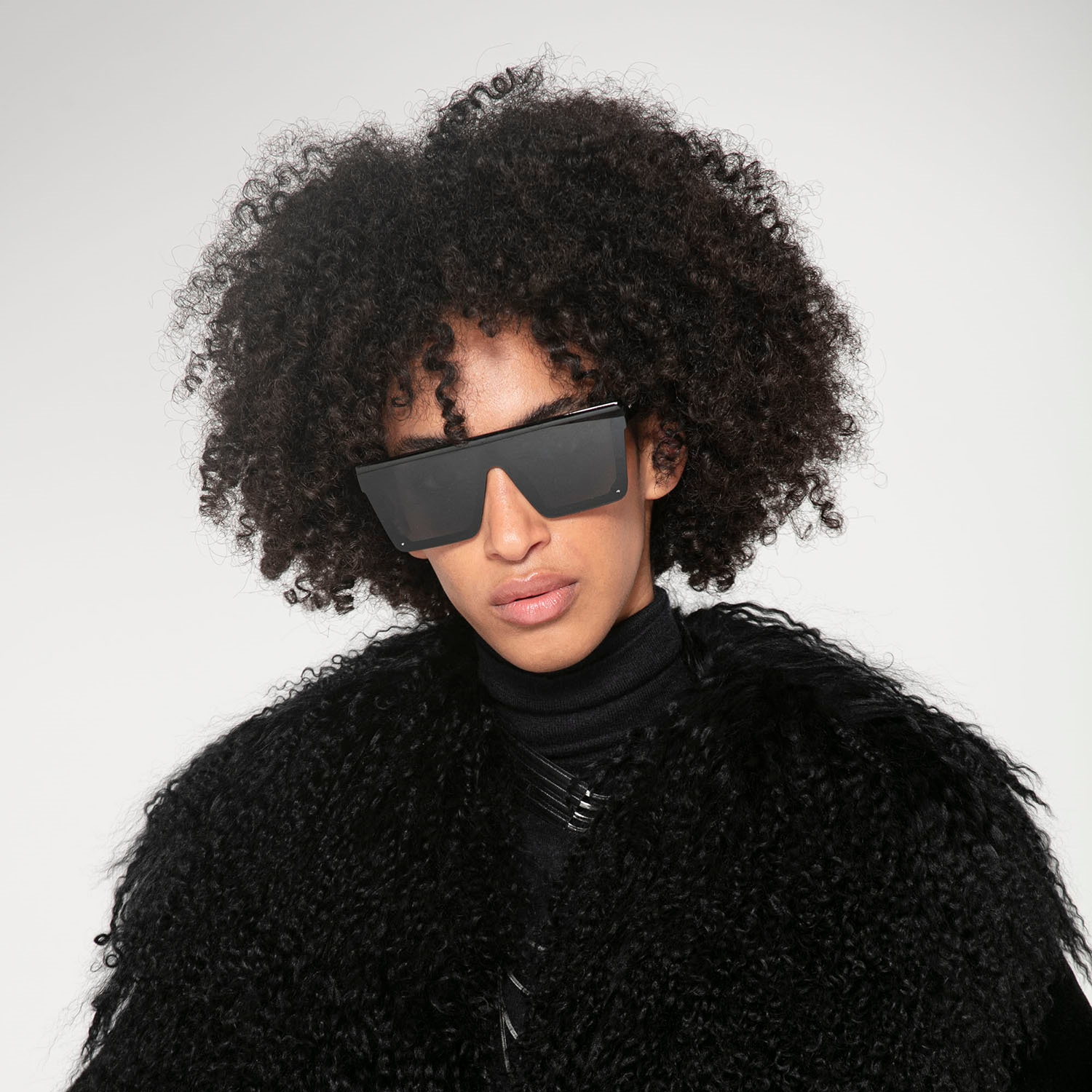 K15172- SHEARLING ROBE COAT