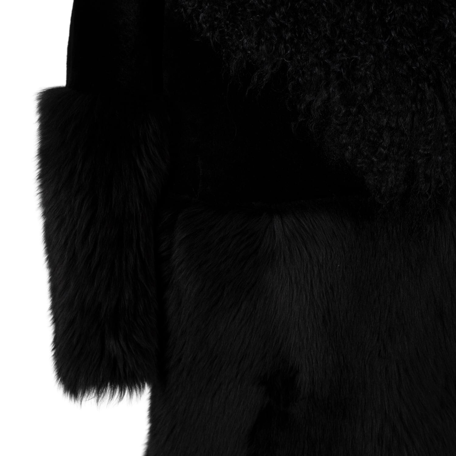 K15172- SHEARLING ROBE COAT