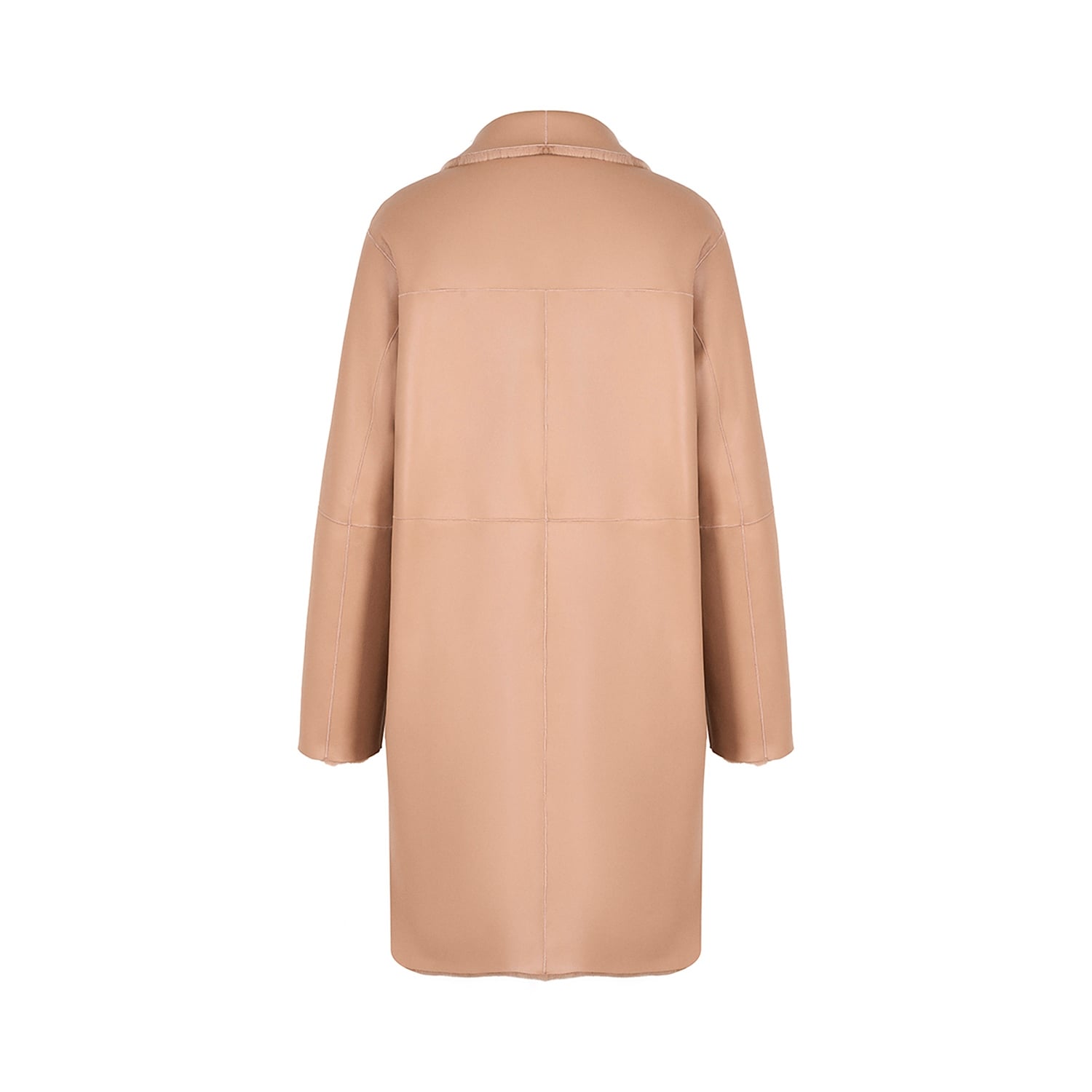 K15174- SHEARLING REVERSIBLE CHEMISE COAT