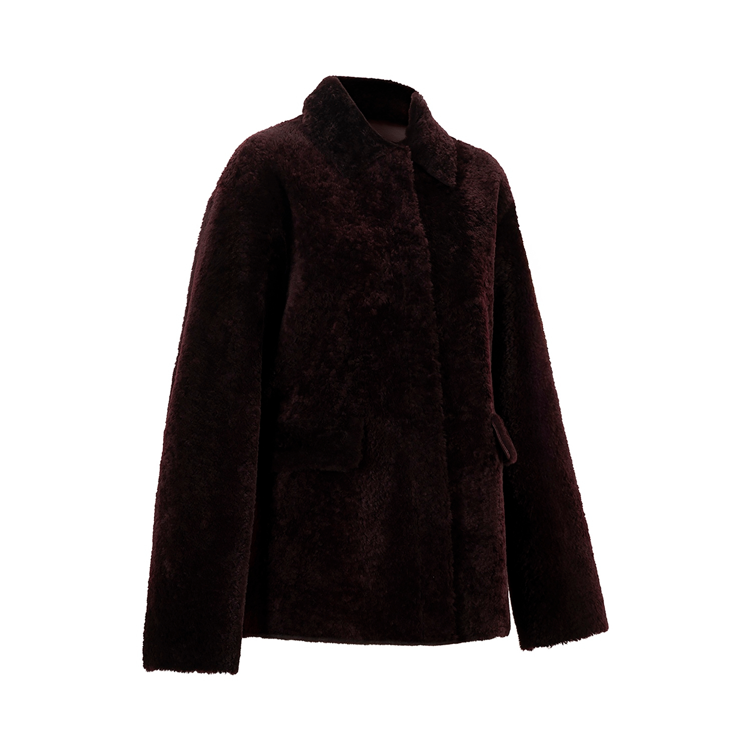 K151771 - SHEARLING REVERSIBLE BOXY JACKET