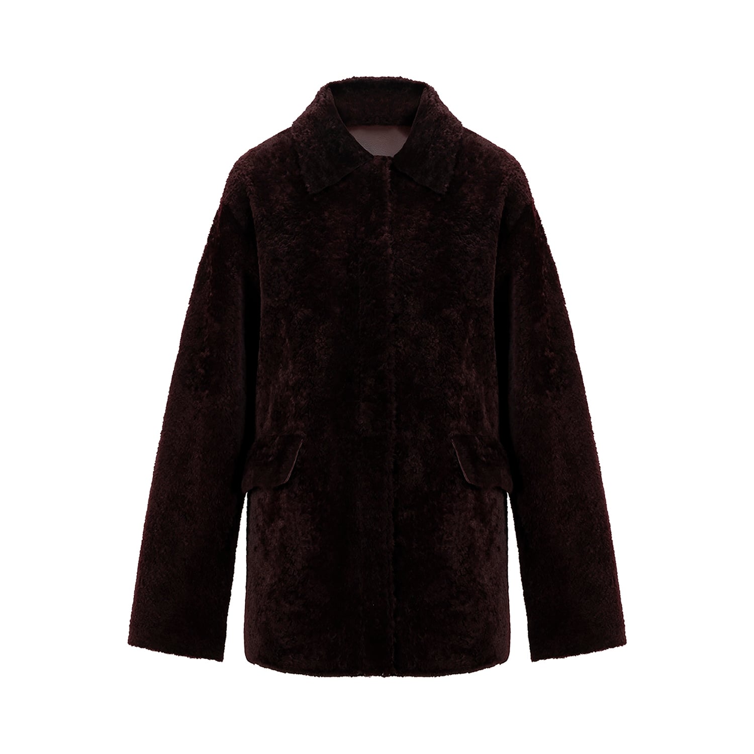 K151771 - SHEARLING REVERSIBLE BOXY JACKET