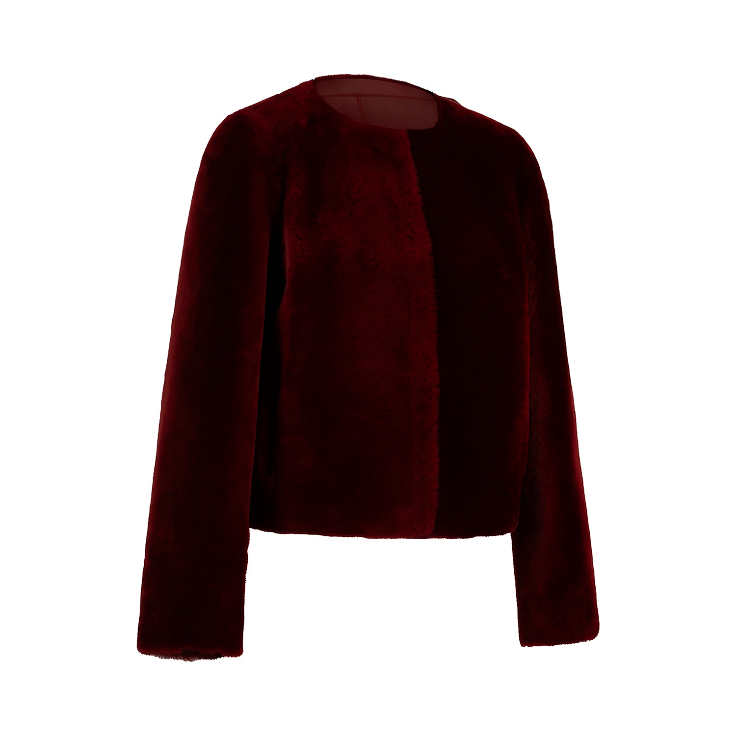 K15180 - REVERSIBLE ROUND NECK SHEARLING