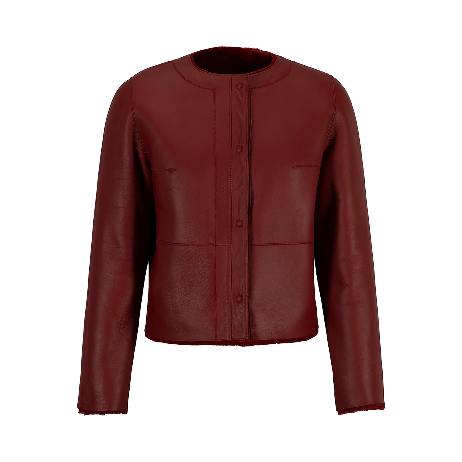 K15180 - REVERSIBLE ROUND NECK SHEARLING