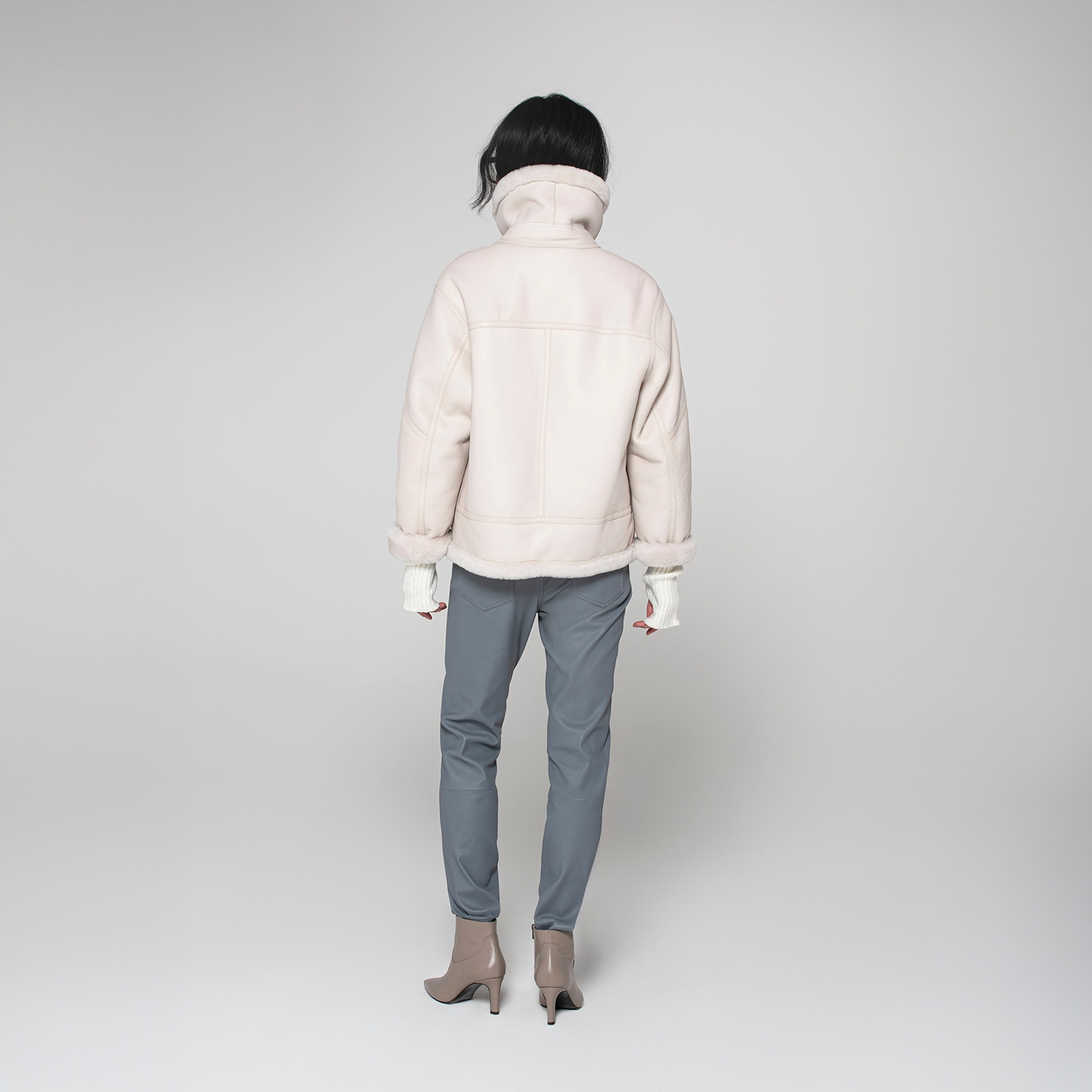 K15181 - SHEARLING BIKER JACKET