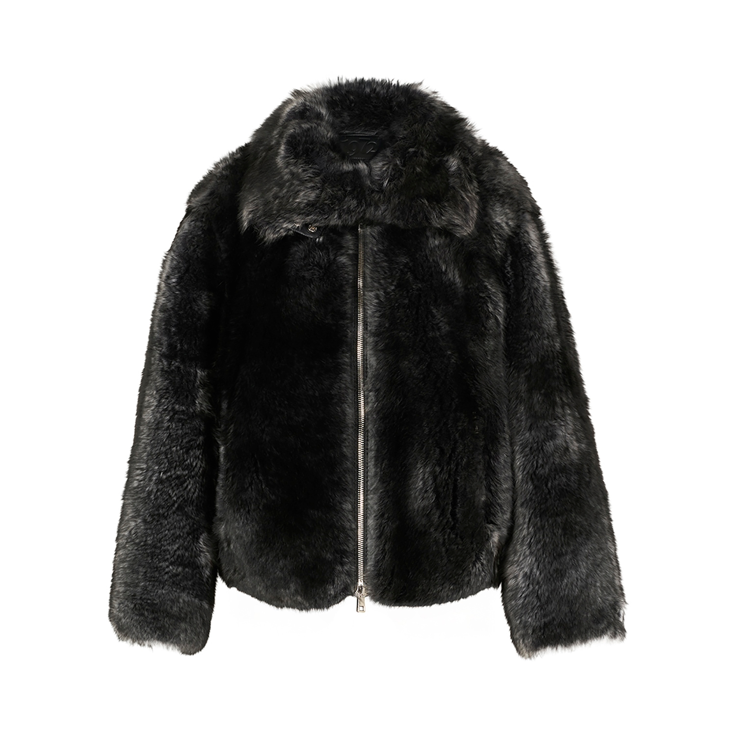 K15182 - SHEARLING HIGH COLLAR JACKET
