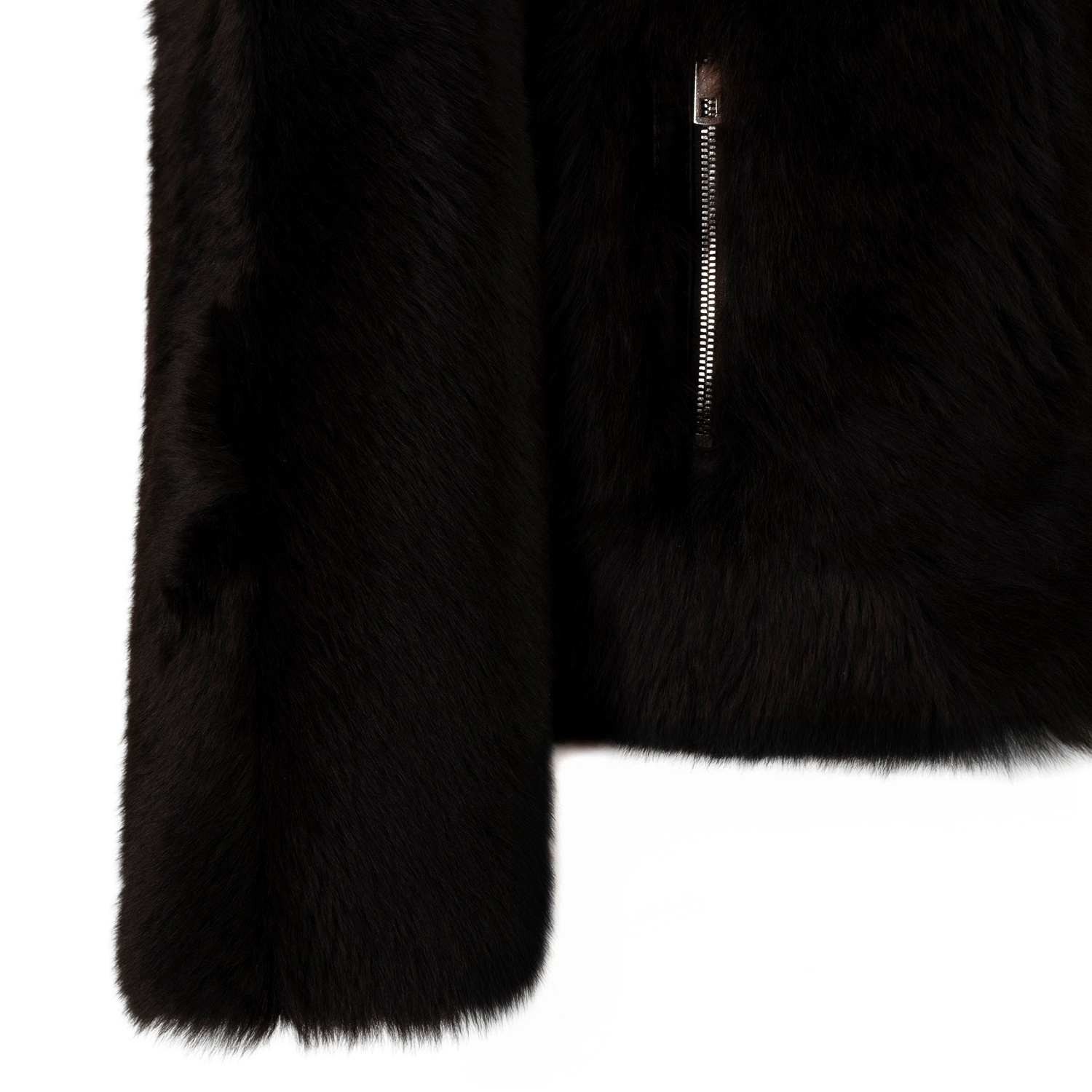 K151821 - SHEARLING HIGH COLLAR JACKET