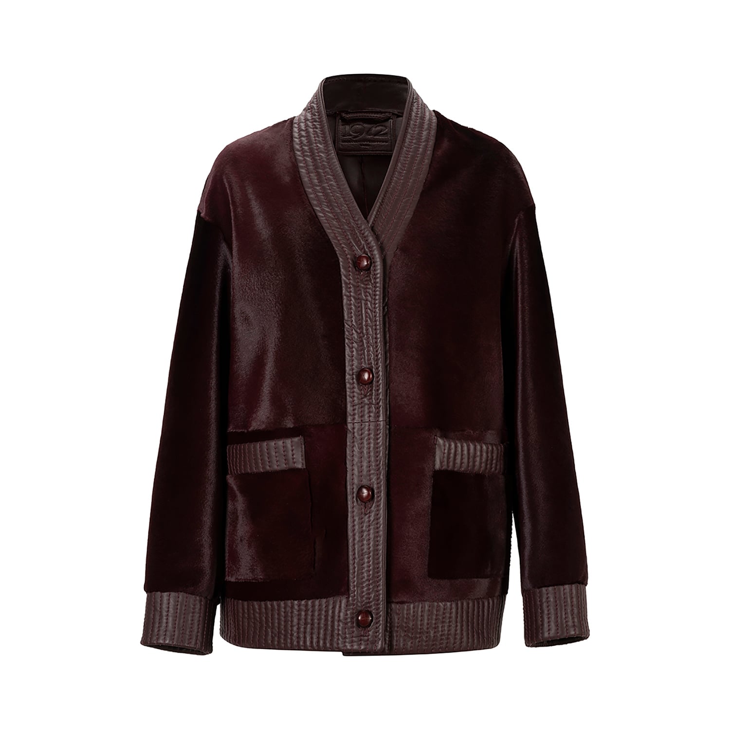 K15183 - SHEARLING CARDIGAN JACKET