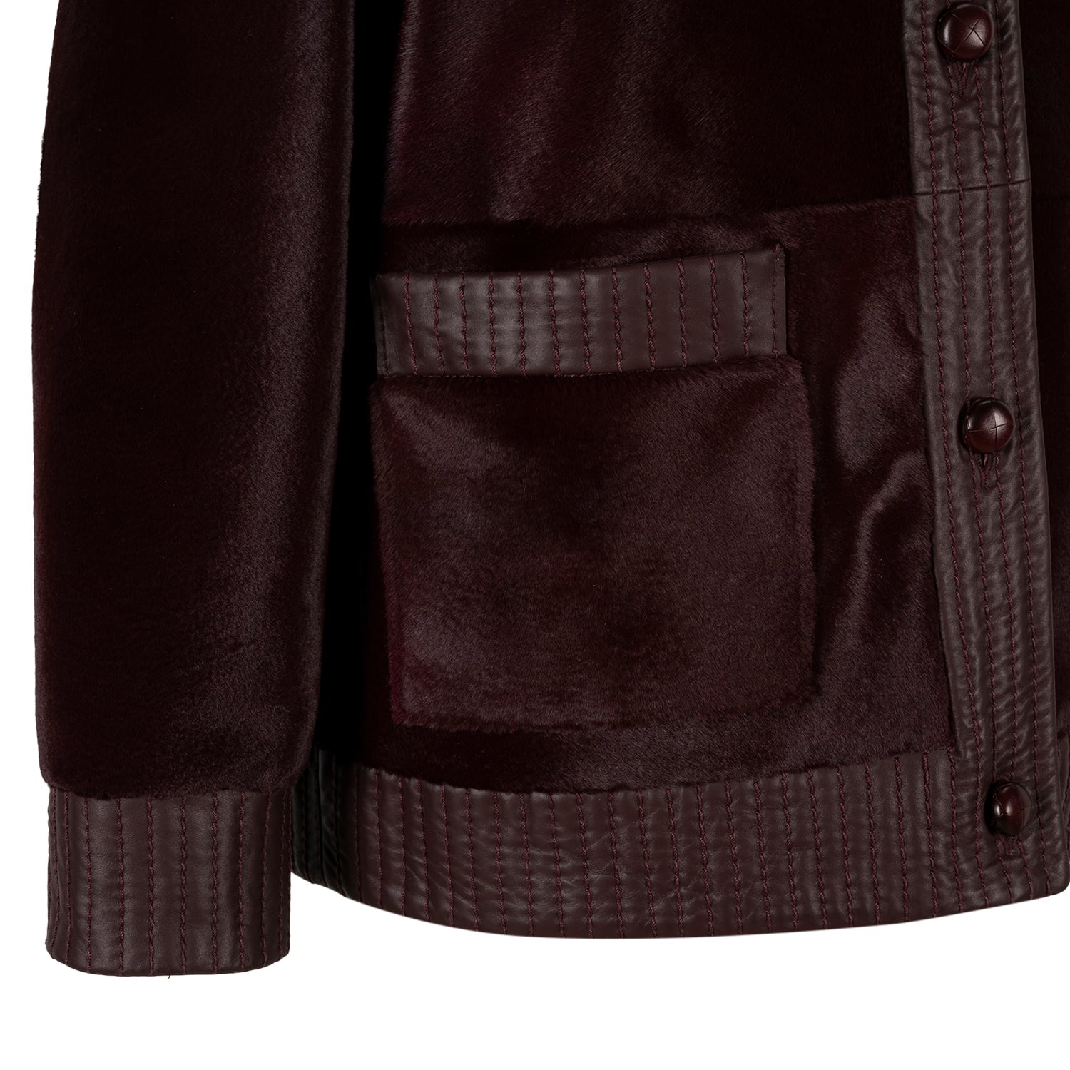 K15183 - SHEARLING CARDIGAN JACKET
