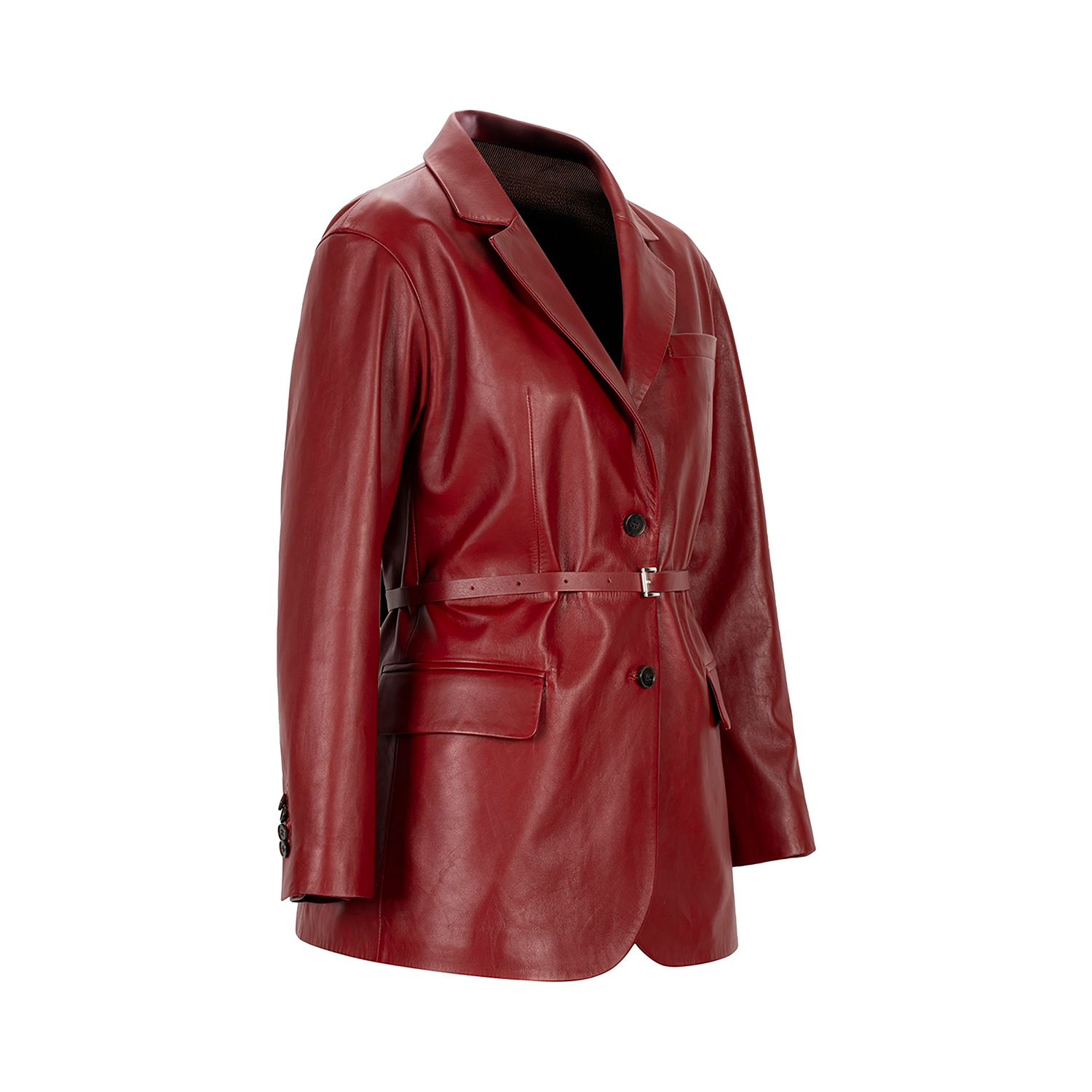 K15190 - LEATHER RELAXED FIT BLAZER