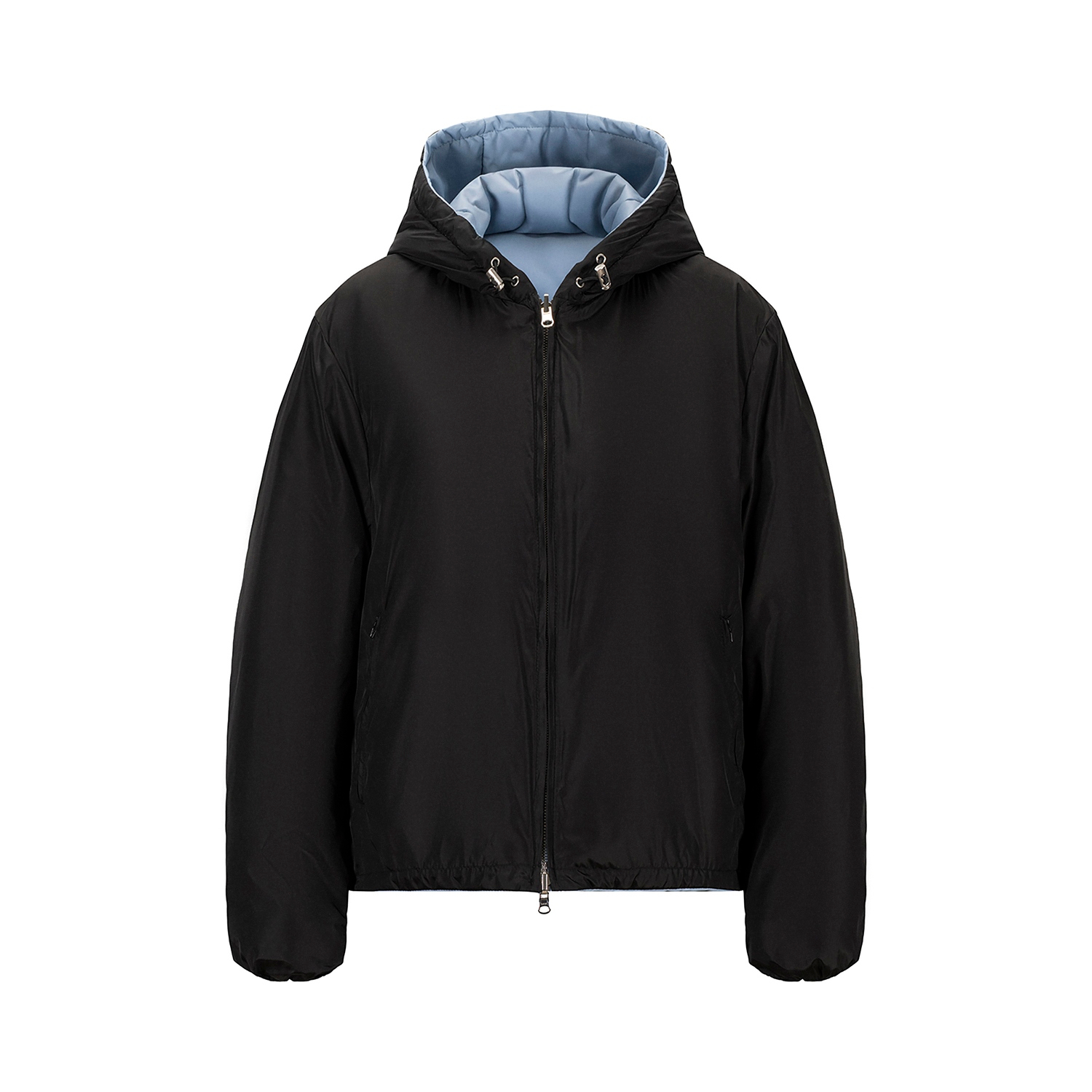 K15196 - LEATHER REVERSIBLE PUFFER JACKET