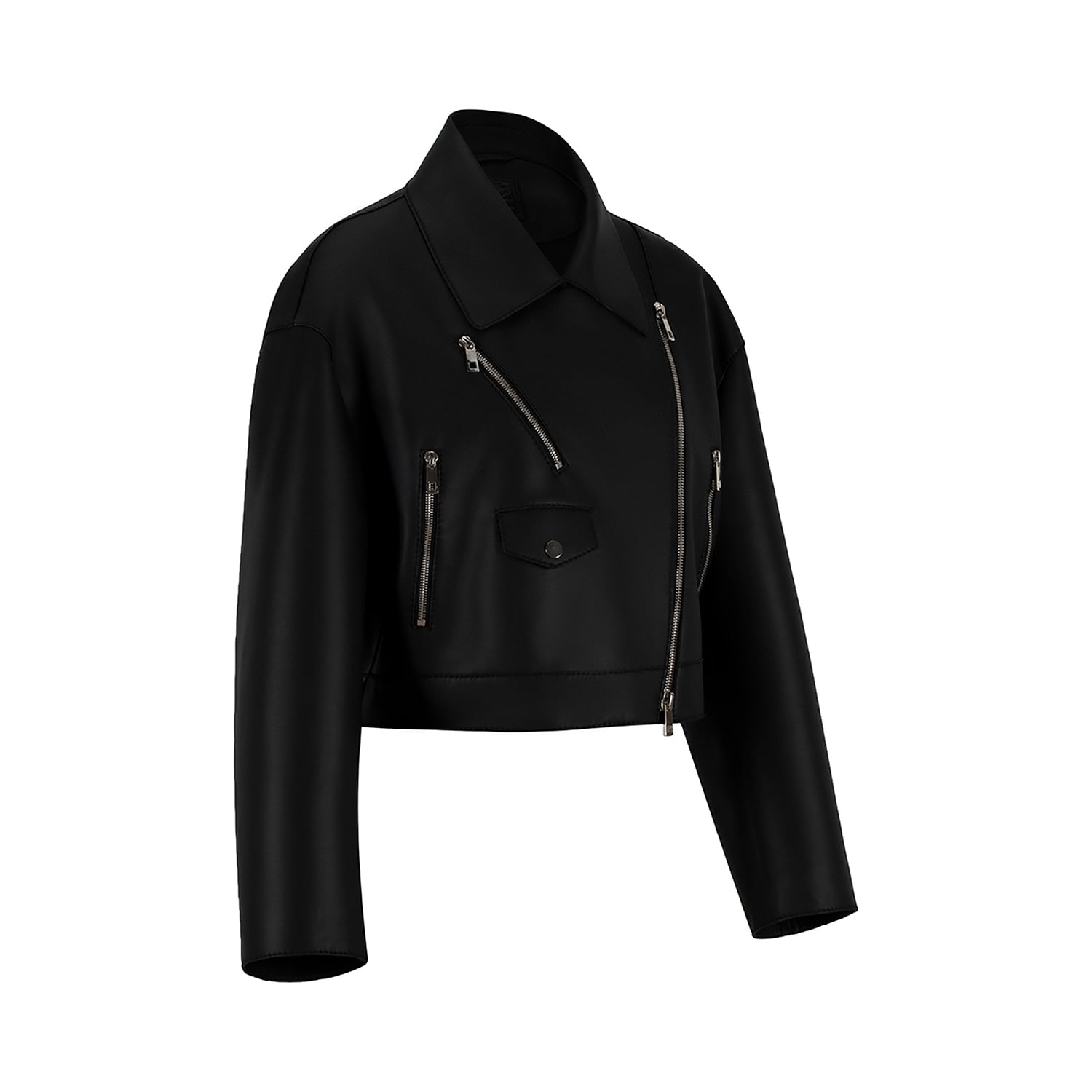 K15204 - LEATHER RELAXED FIT BIKER