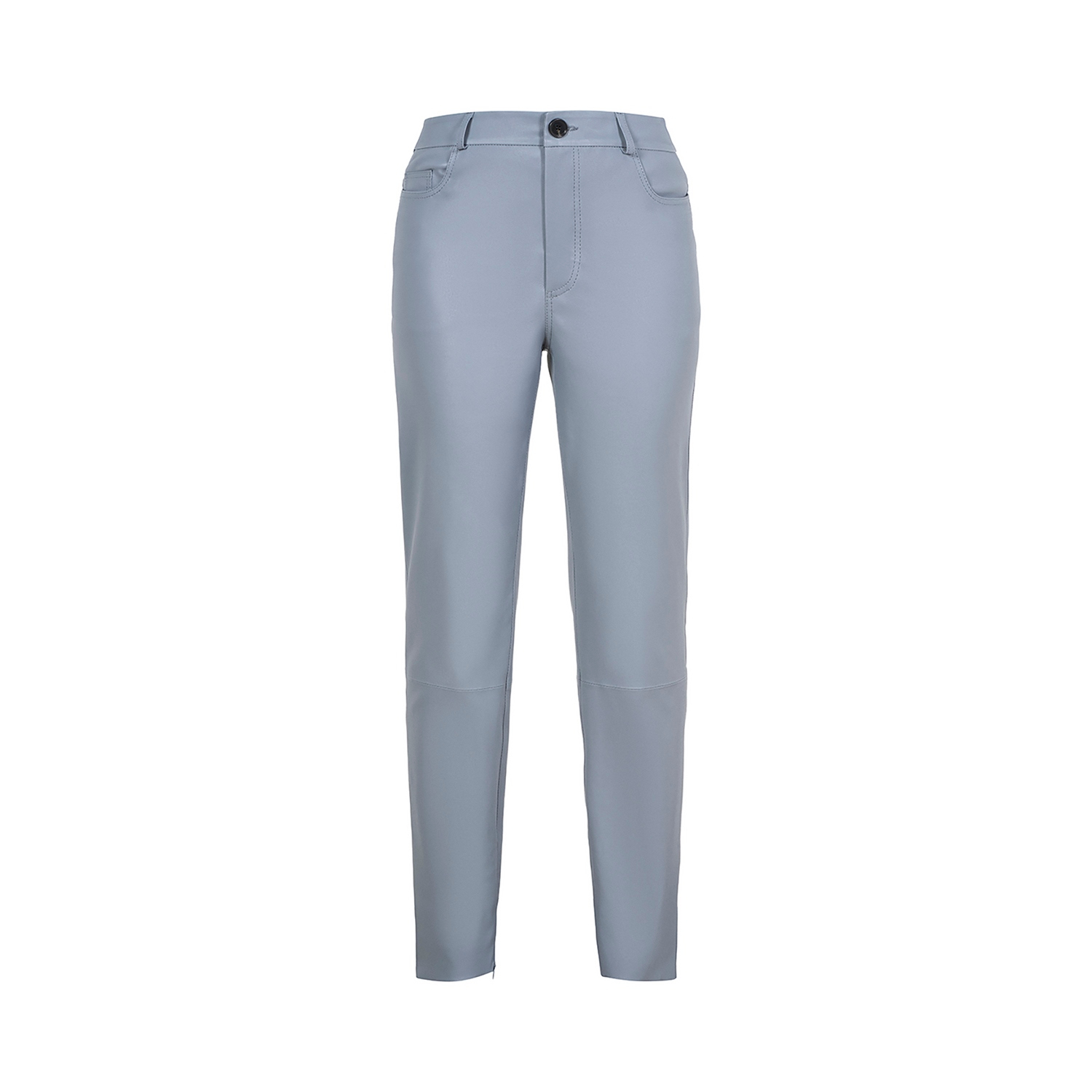 K15213 - LEATHER TIGHT CAPRI STRETCH TROUSERS