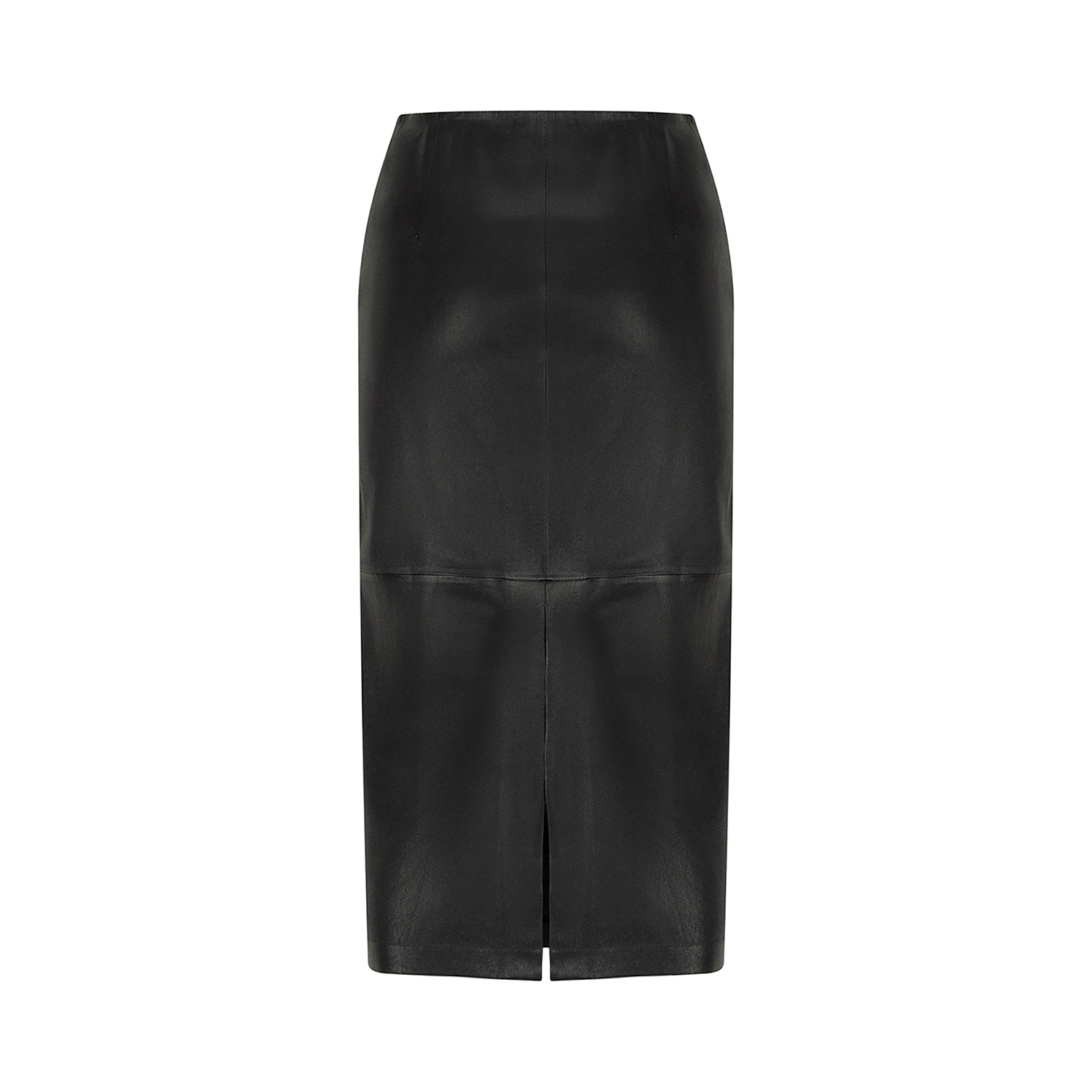K15217 - LEATHER PENCIL STRETCH SKIRT