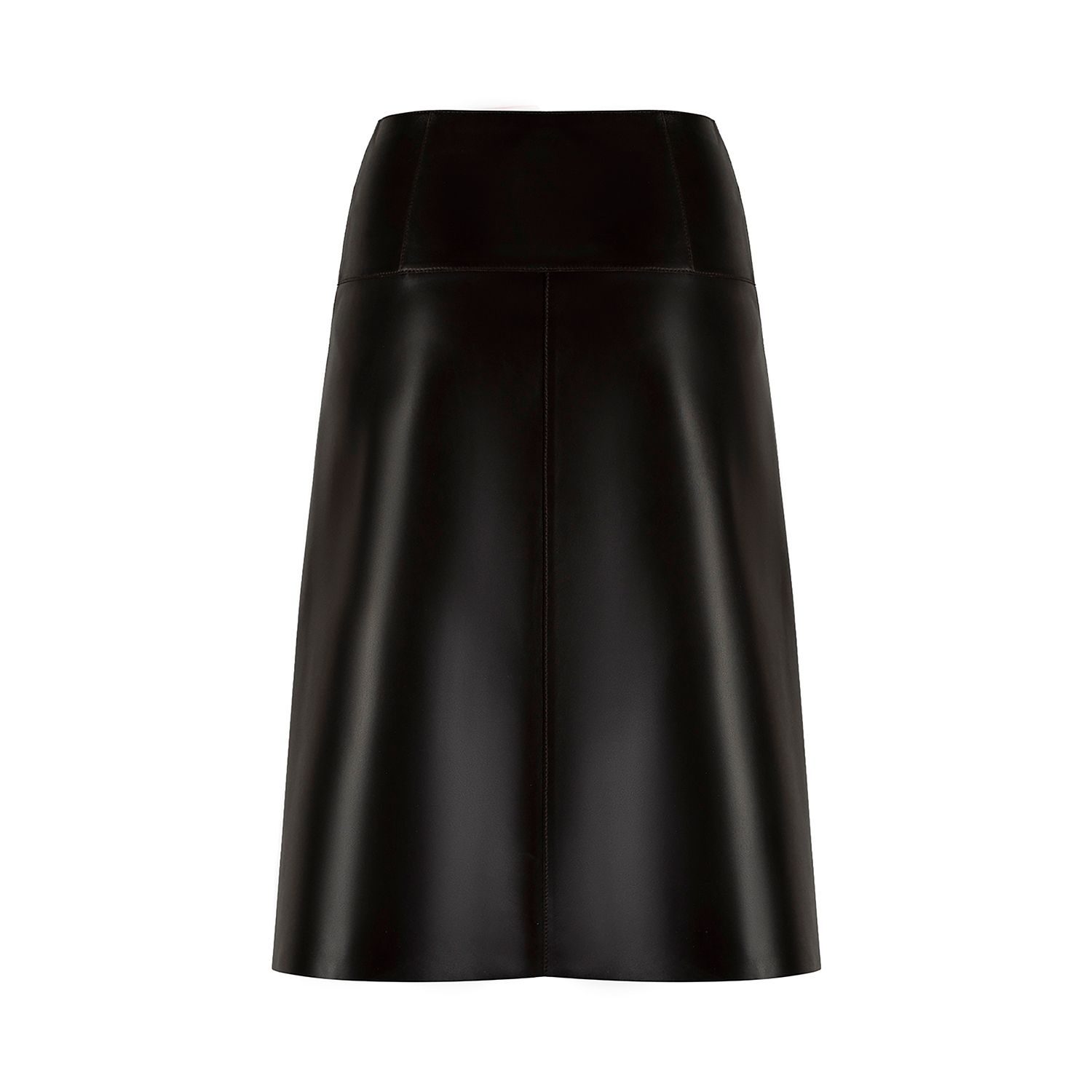K15219 - LEATHER WRAP SKIRT 