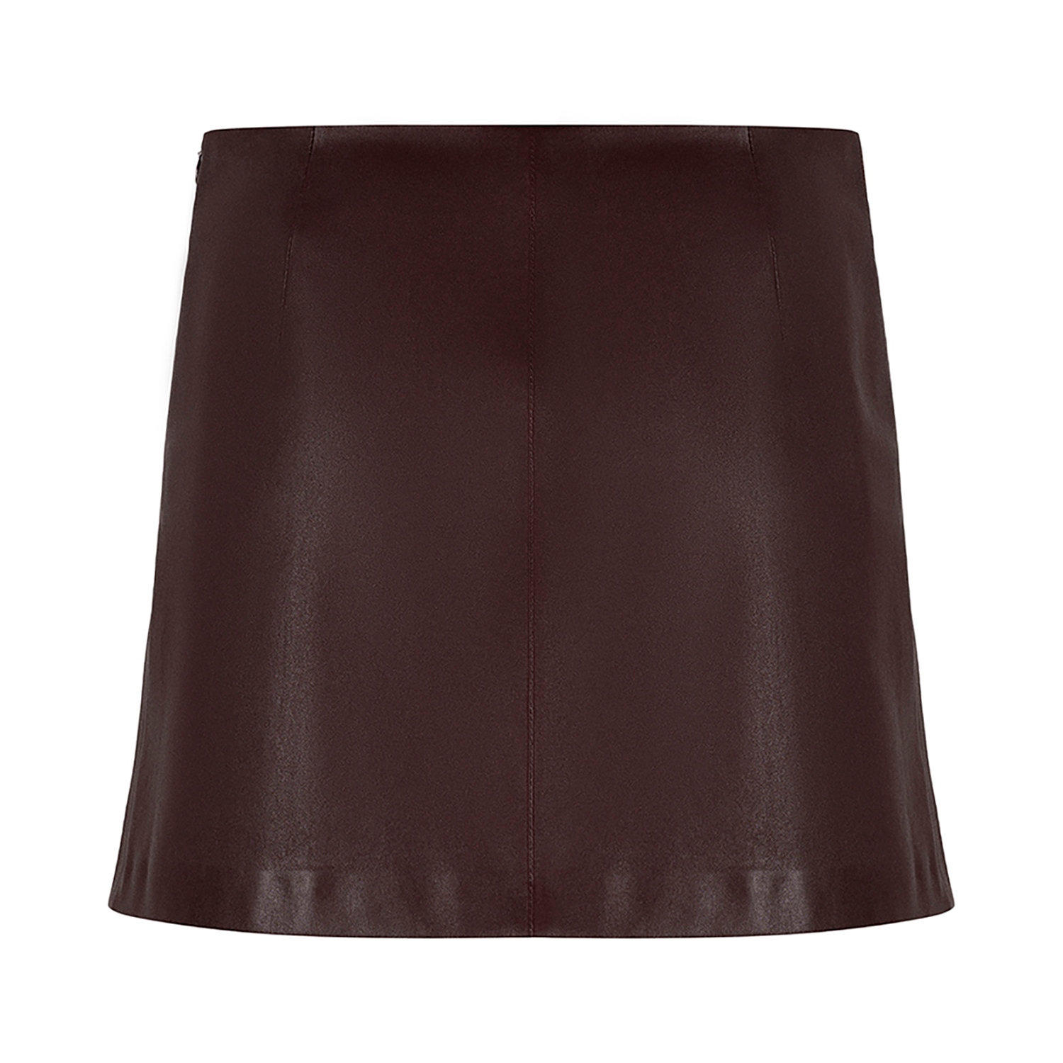 K152201 - LEATHER MINI STRETCH SKIRT