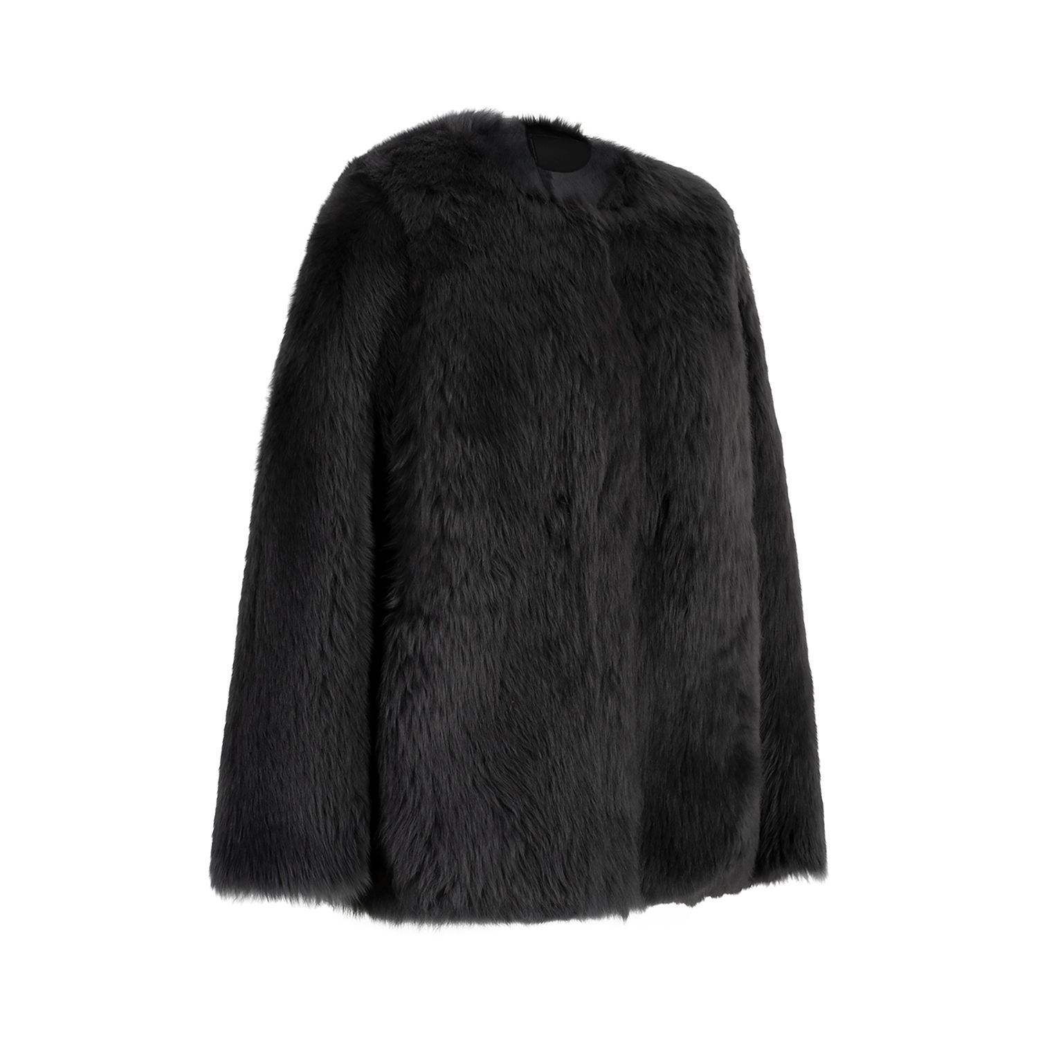 K15247 - SHEARLING ROUND NECK JACKET