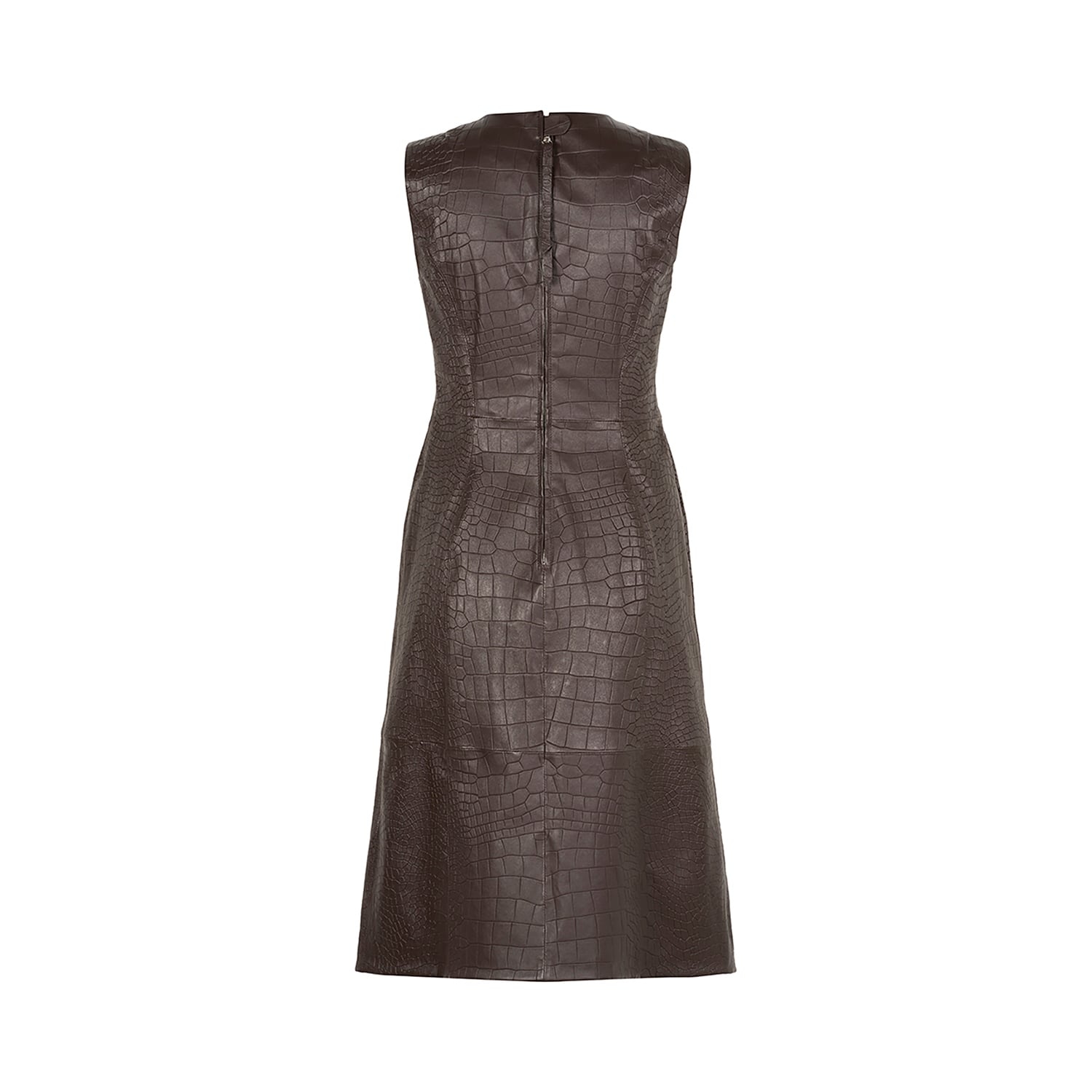 K15258 - LEATHER TUBINO DRESS