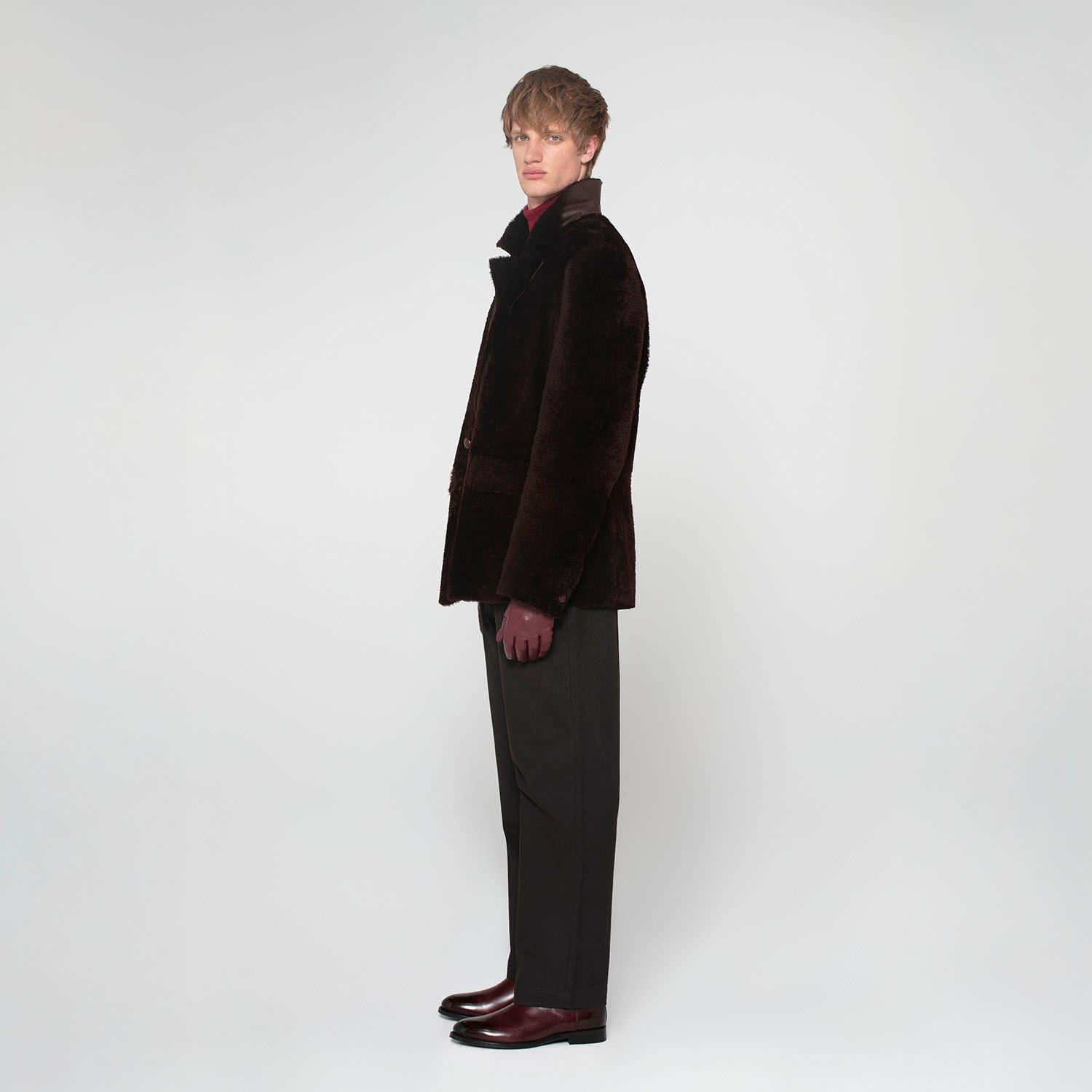 K15263 - SHEARLING BLAZER JACKET