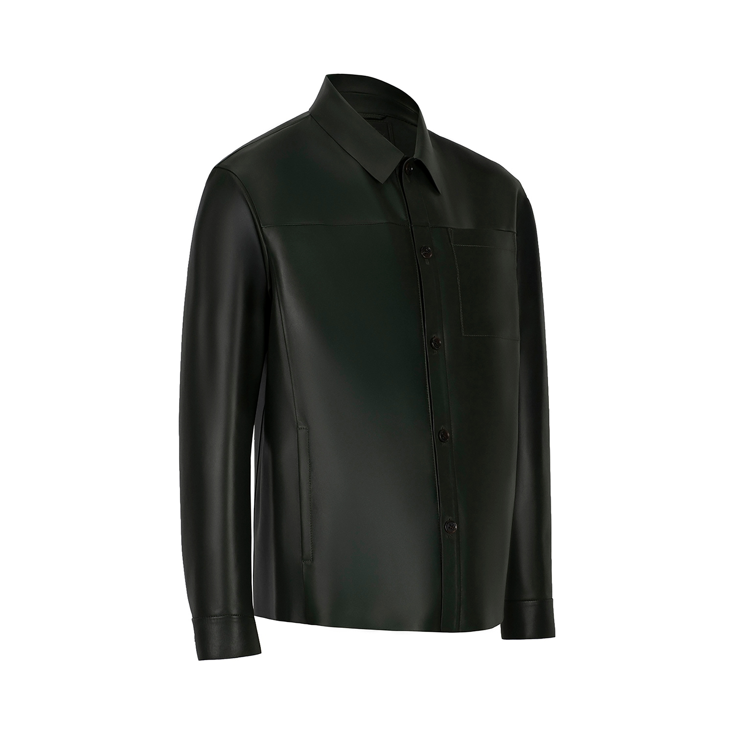 K15269 - LEATHER SHIRT JACKET