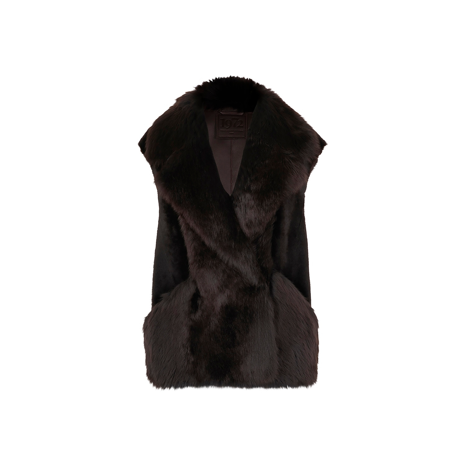 K15276 - SHEARLING ROUNDED GILET