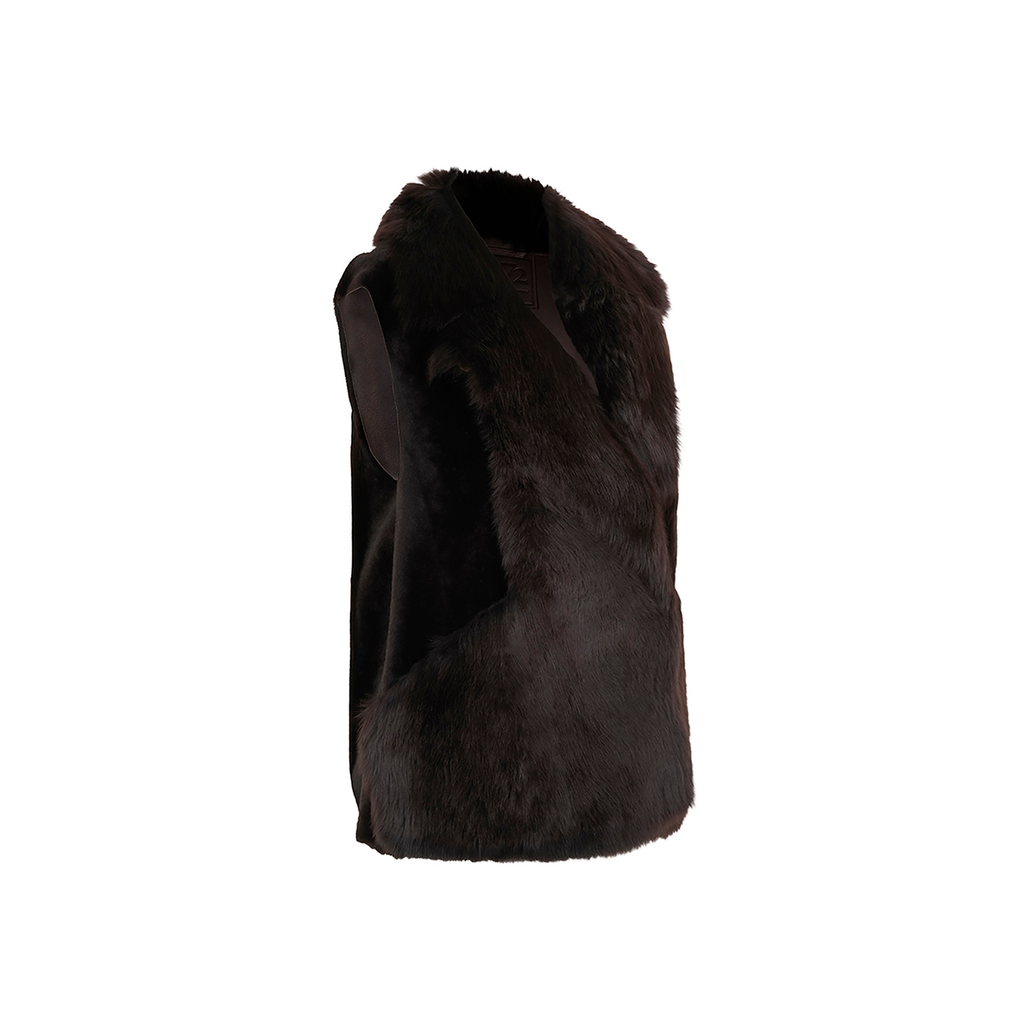 K15276 - SHEARLING ROUNDED GILET