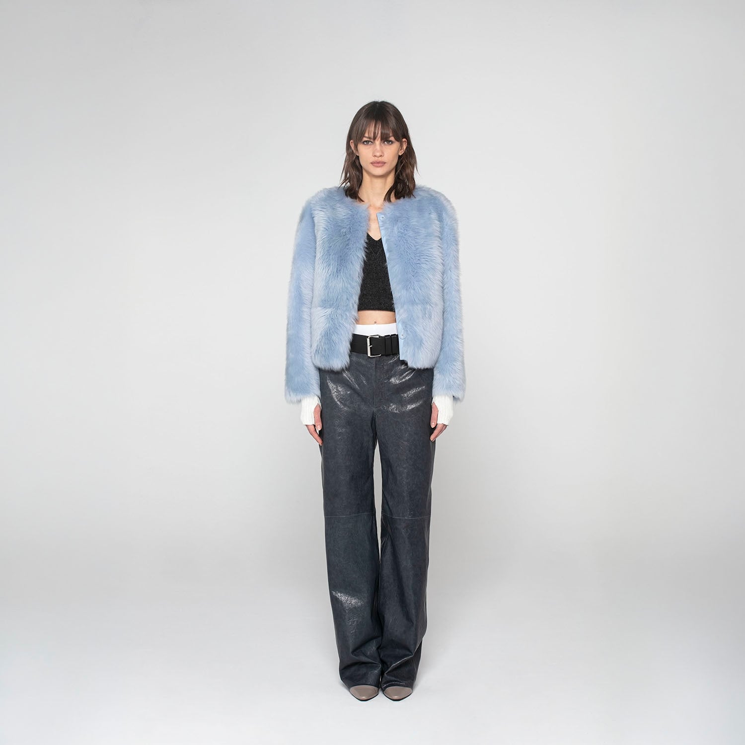 K15291 - ROUND NECK SHEARLING