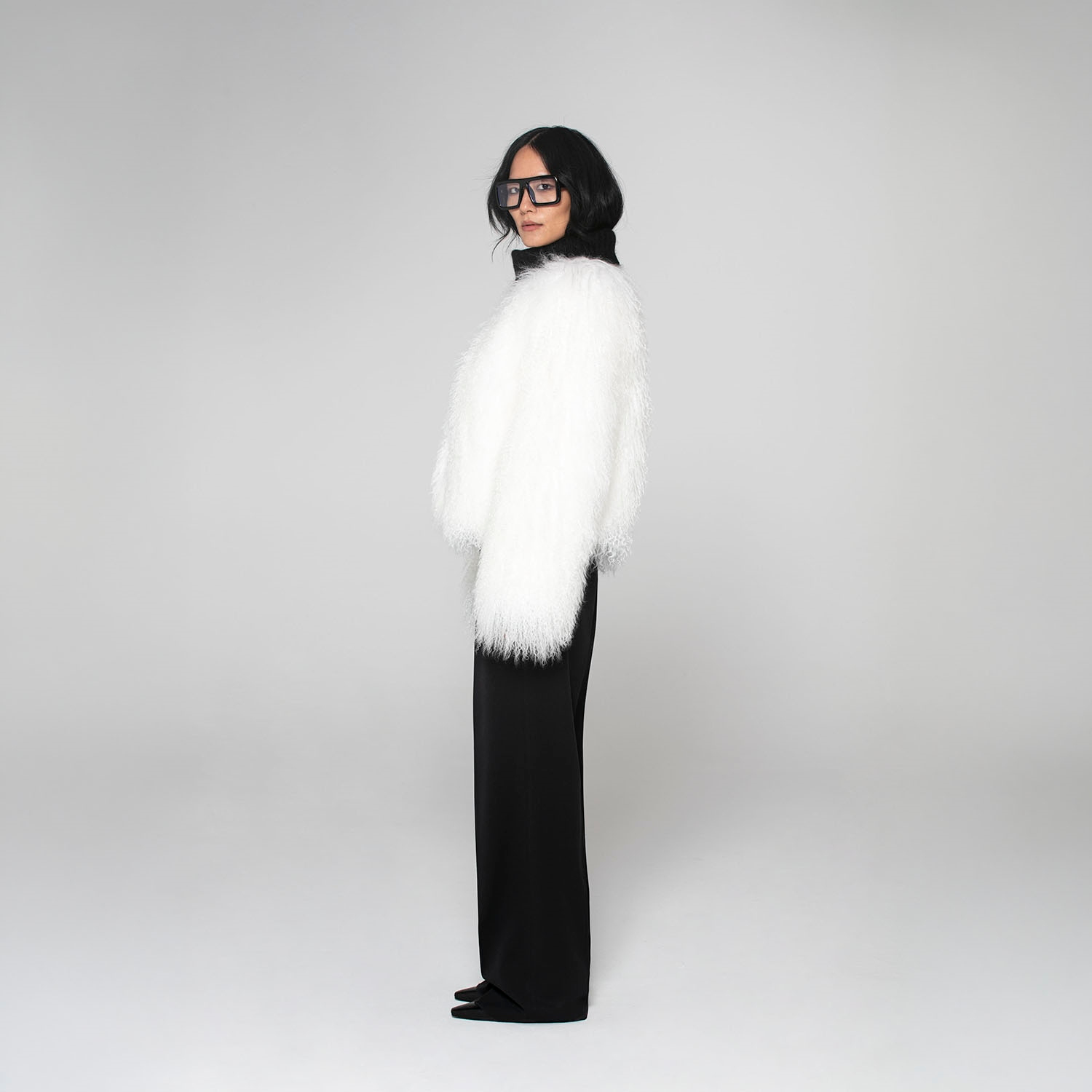 K15292 - ROUND NECK SHEARLING 