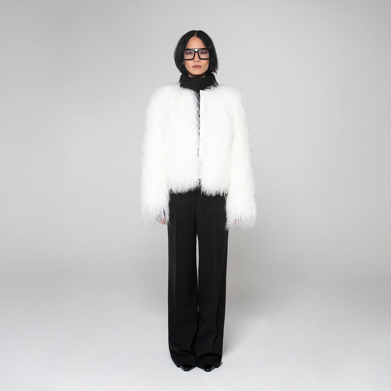 K15292 - ROUND NECK SHEARLING 