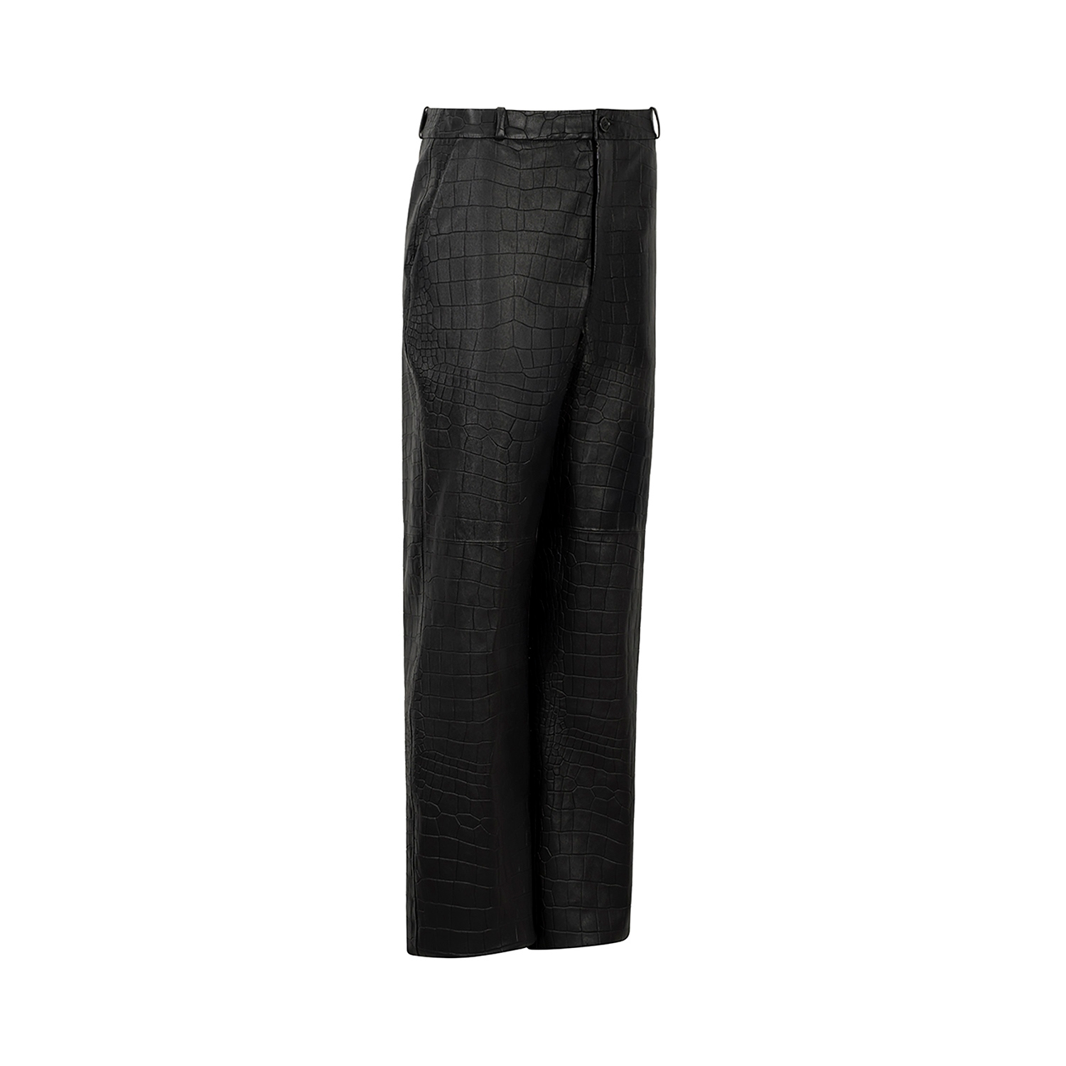 K15311 - LEATHER RELAXED FIT TROUSERS 