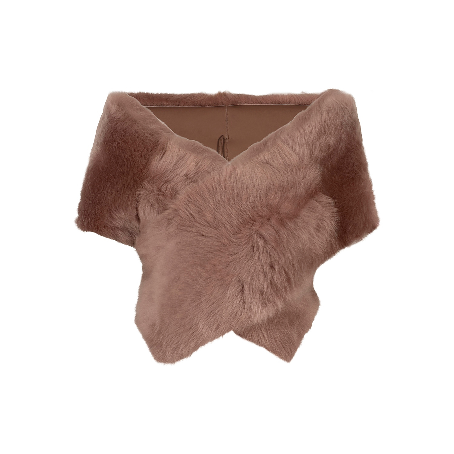 K15314-SHEARLING SHAWL