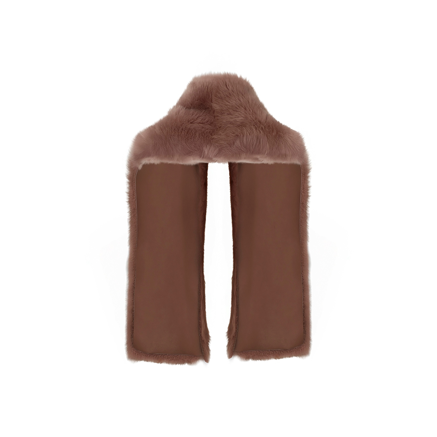 K15314-SHEARLING SHAWL