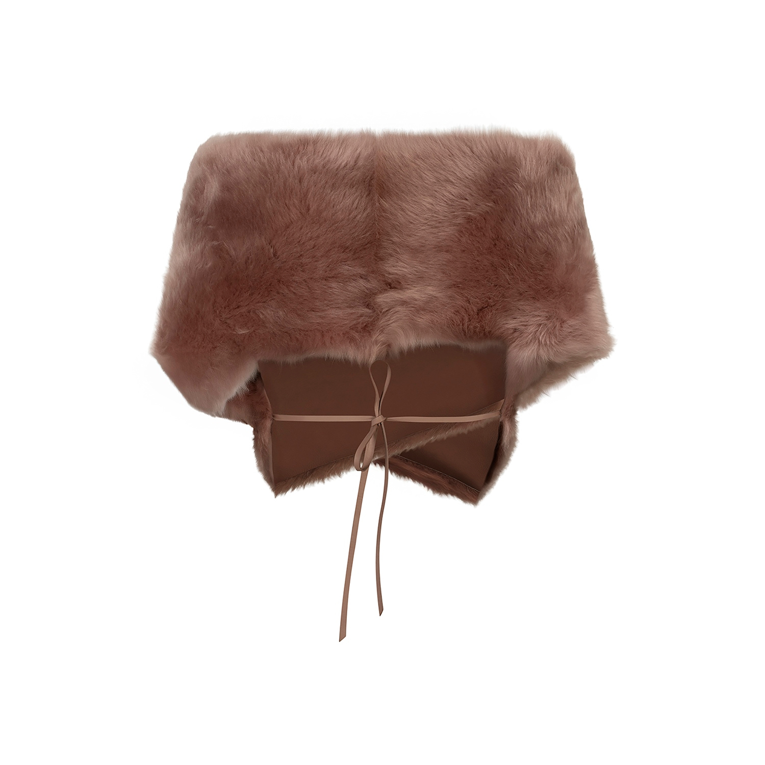 K15314-SHEARLING SHAWL