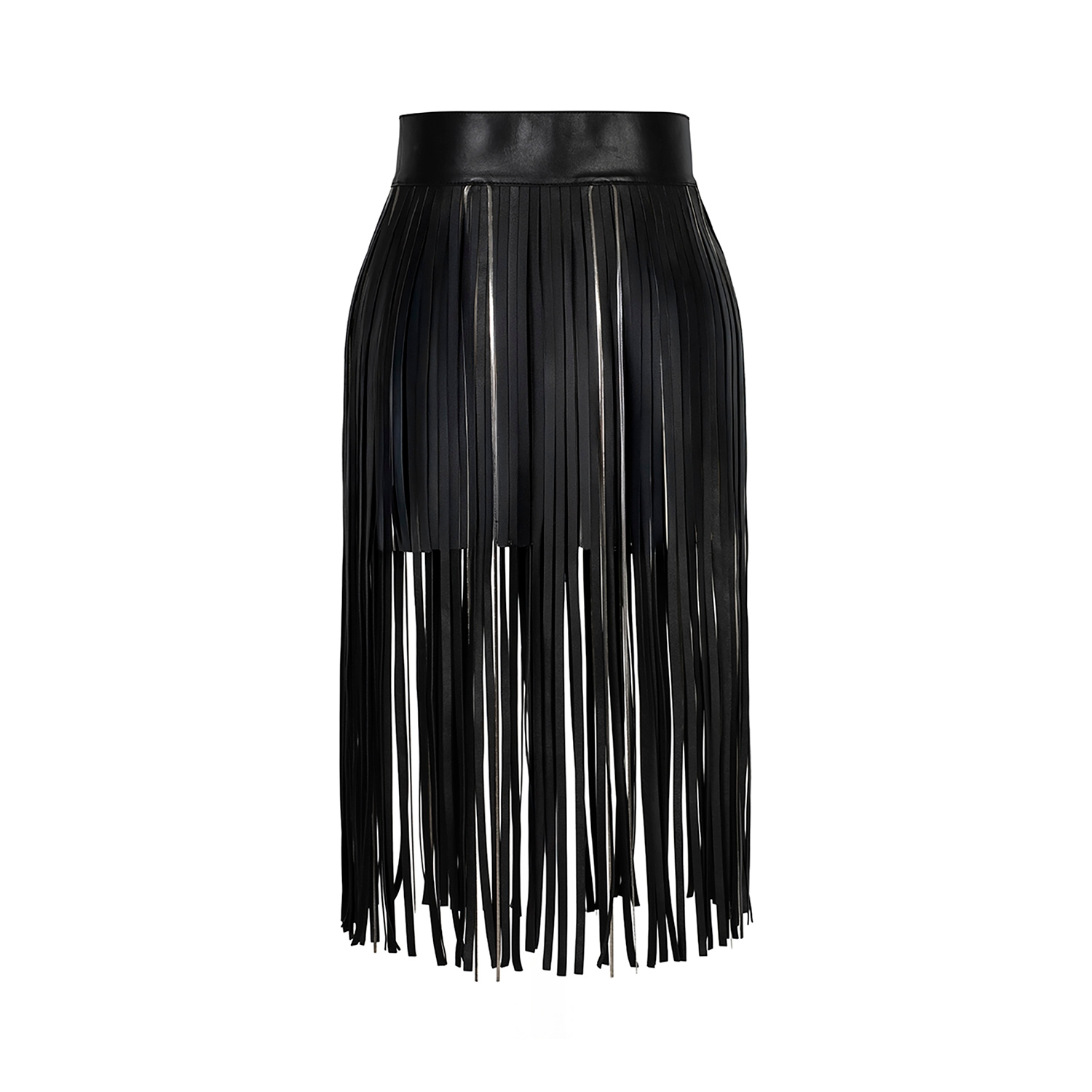 K15316- LEATHER FRINGED BELT