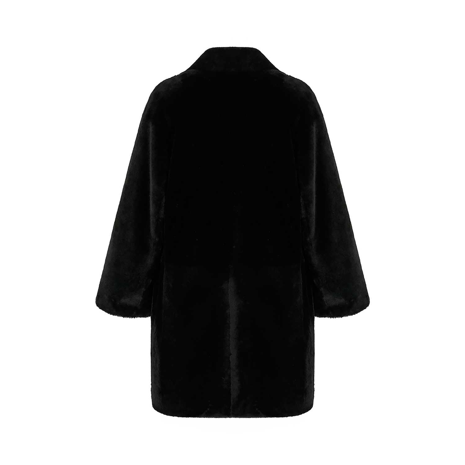 K15318-SHEARLING DOUBLE-BREASTED CABAN