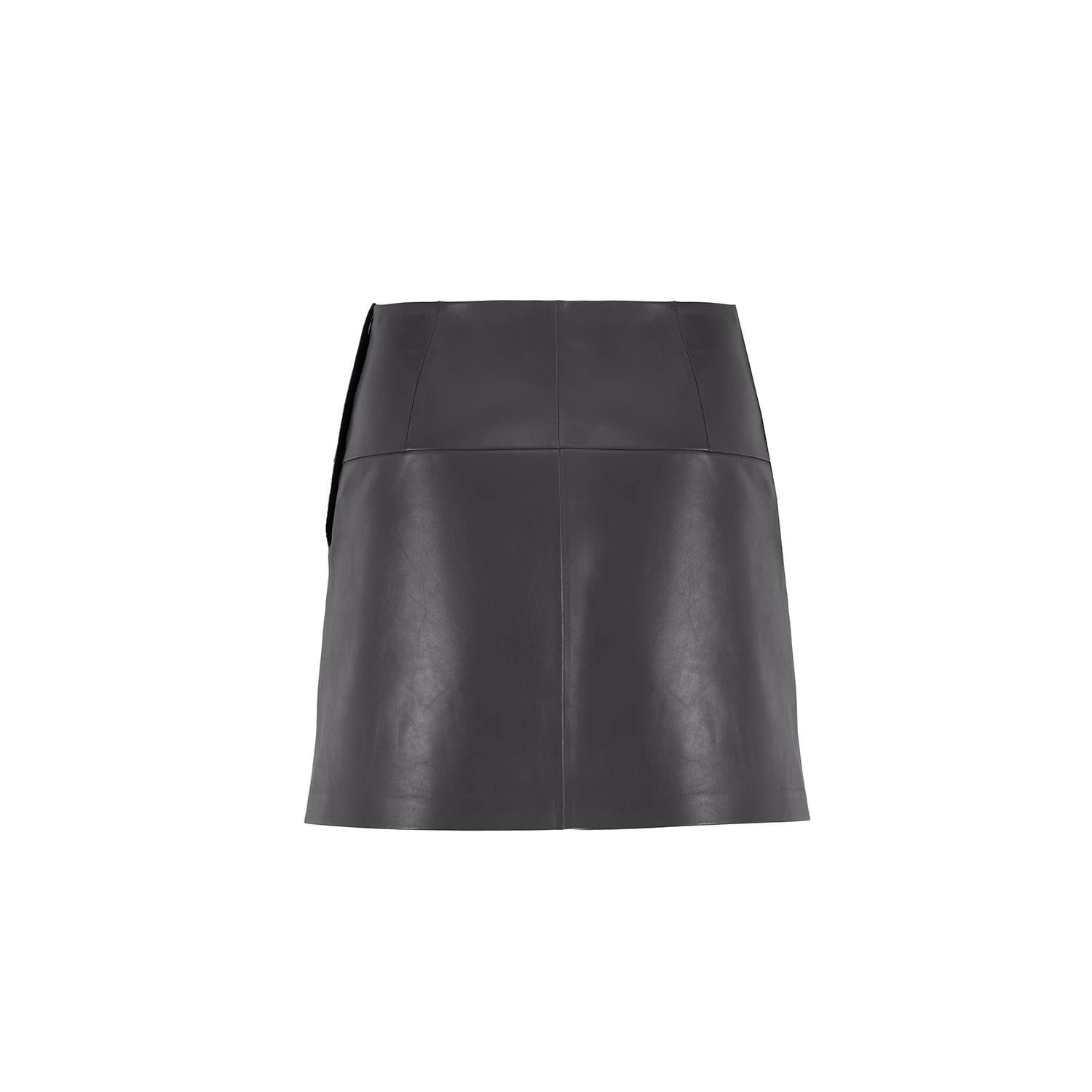 2025AW完売／SYNTHETIC LEATHER MINI SKIRT KK14503 | Leather Mini Skirt