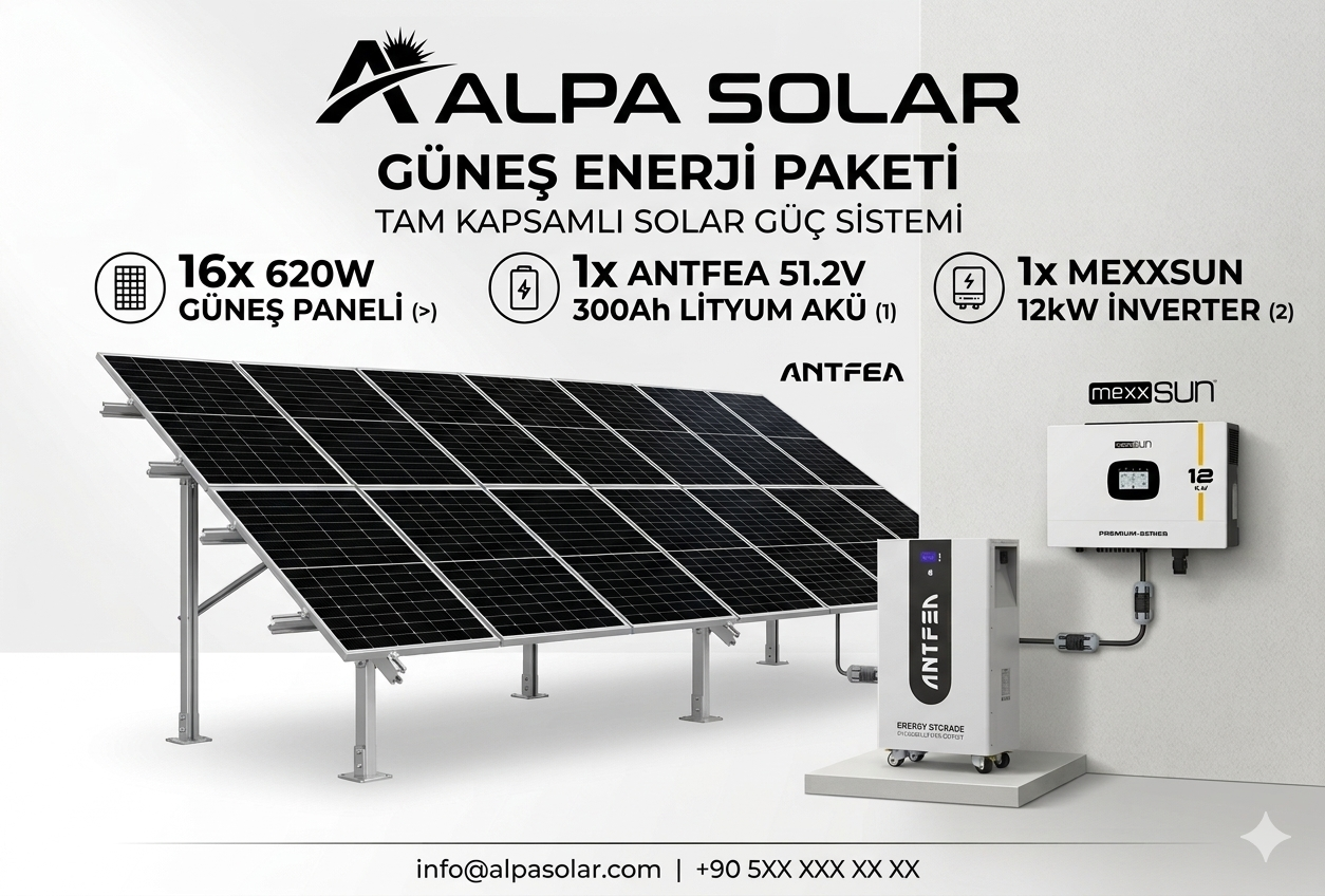 12 Kw Güneş Enerji Paketi 
