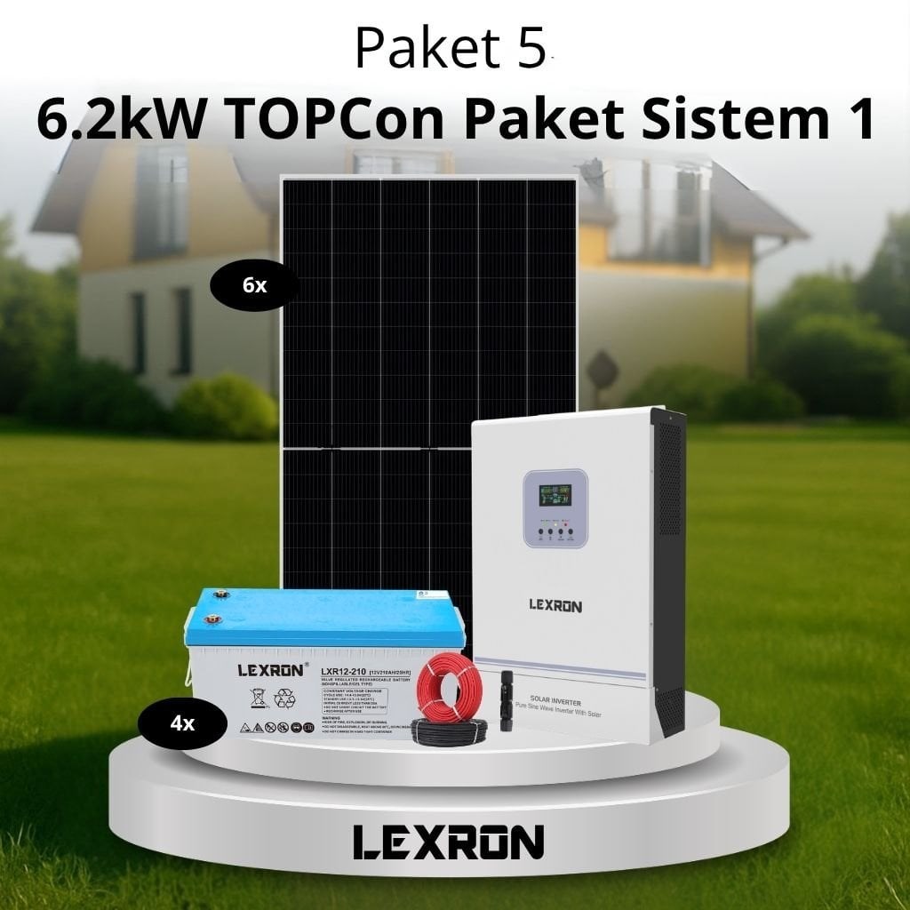 6.2kW JEL AKÜLÜ SOLAR PAKET SİSTEM 1 (PAKET 5)
