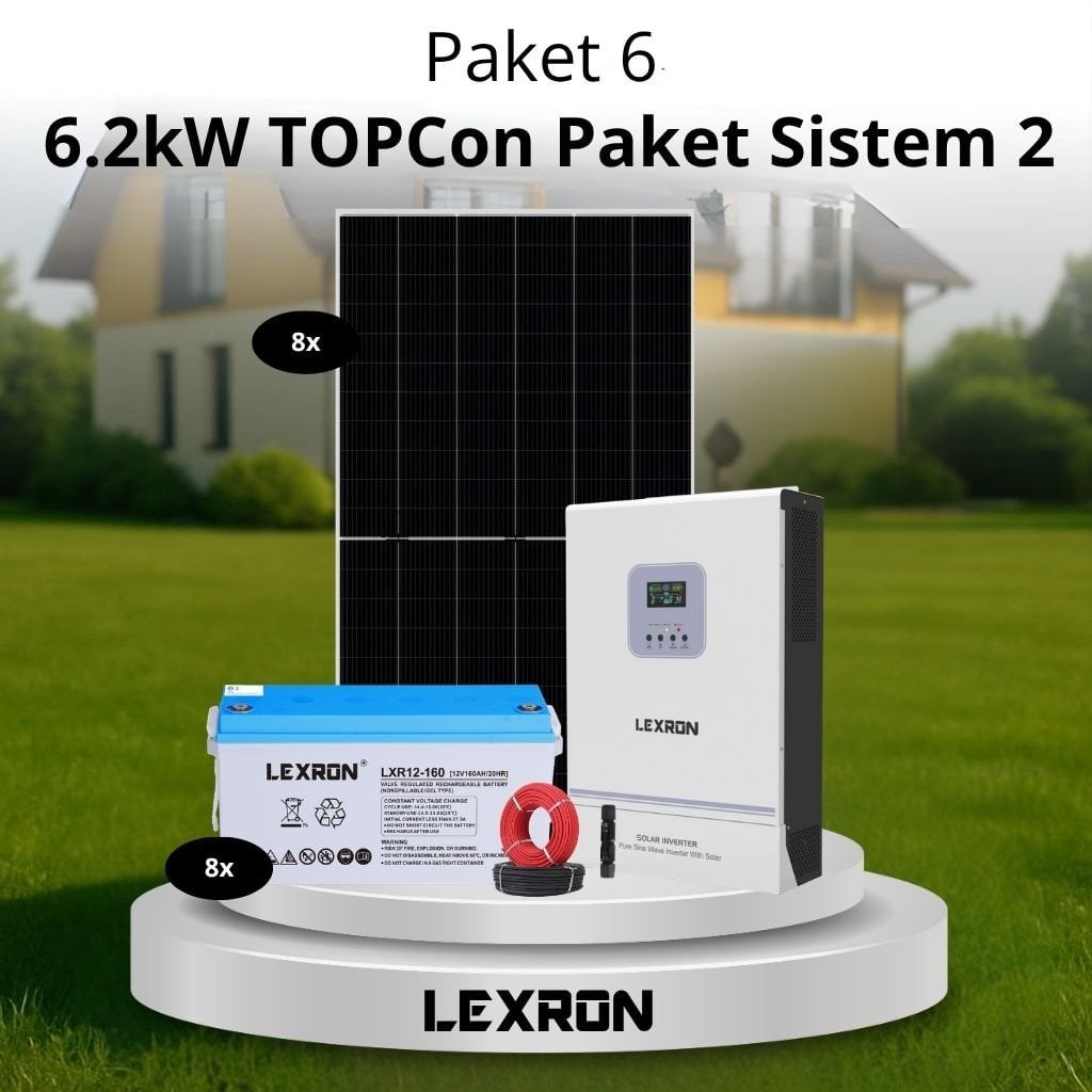 6.2kW JEL AKÜLÜ SOLAR PAKET SİSTEM 2 (PAKET 6)