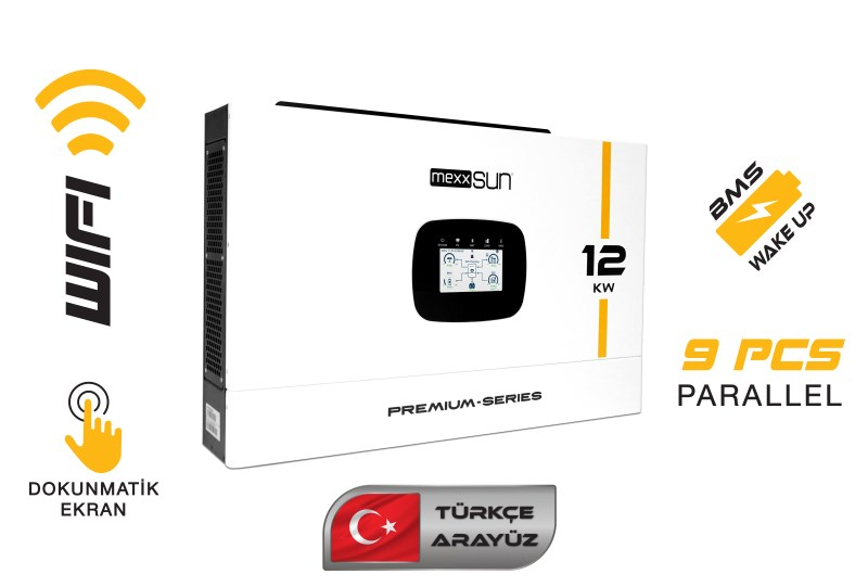 MEXX-P12kW - Premium 48V 12kW (Paralel /Wi-Fi/ Dual Output)